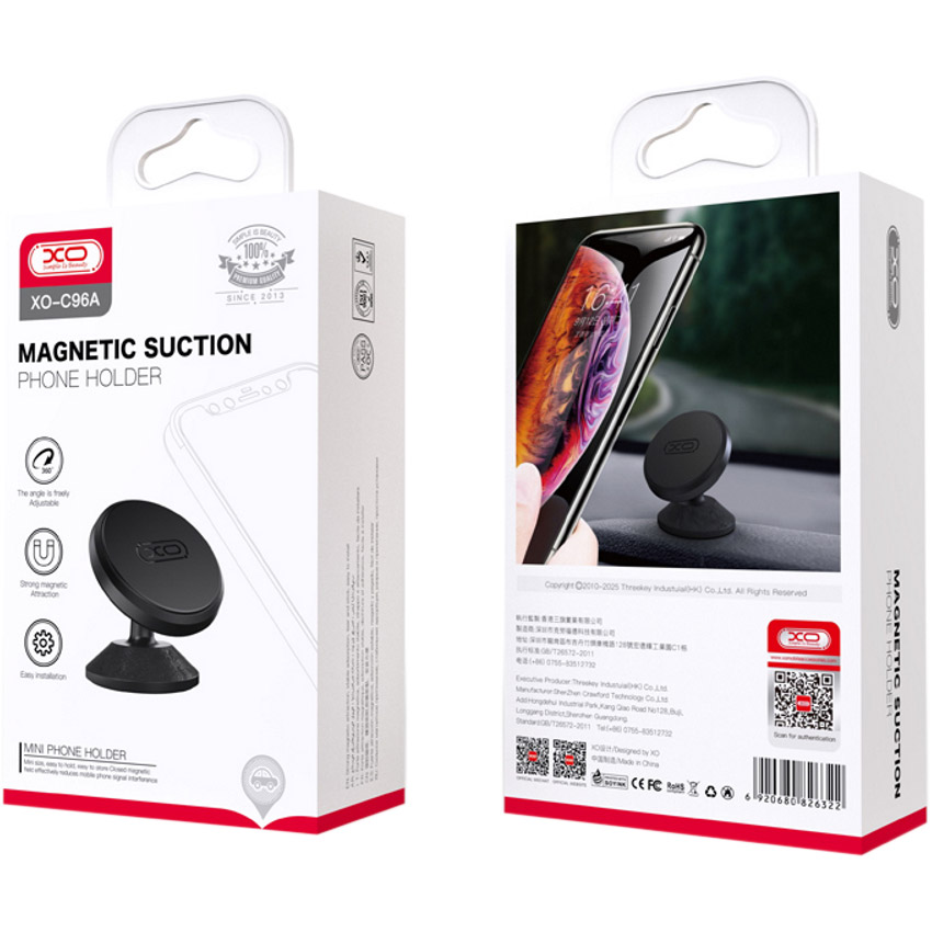 Автотримач для смартфона XO C96A Black