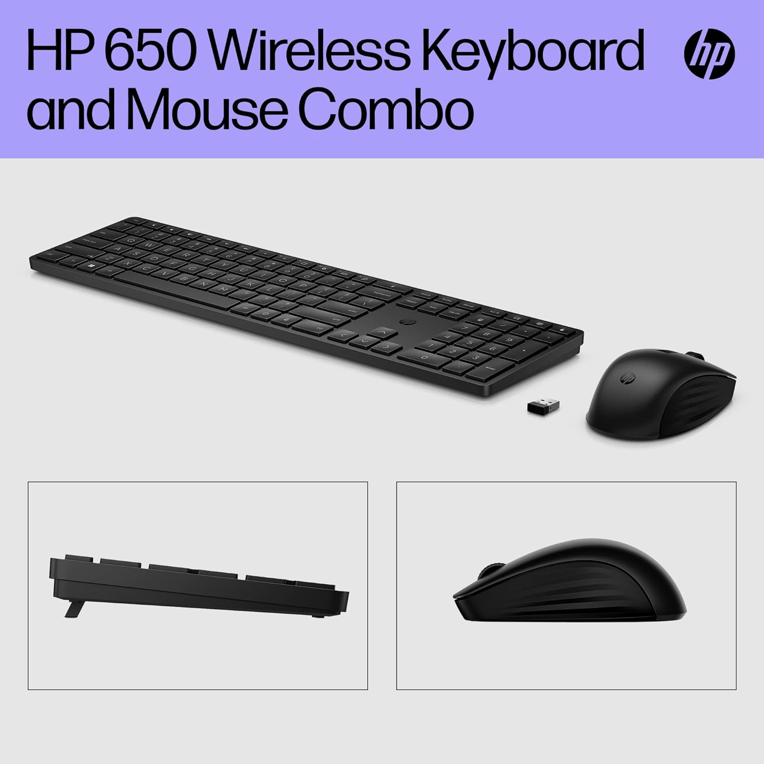 Комплект бездротовий HP 650 Wireless Keyboard and Mouse Combo Black (4R013AA)