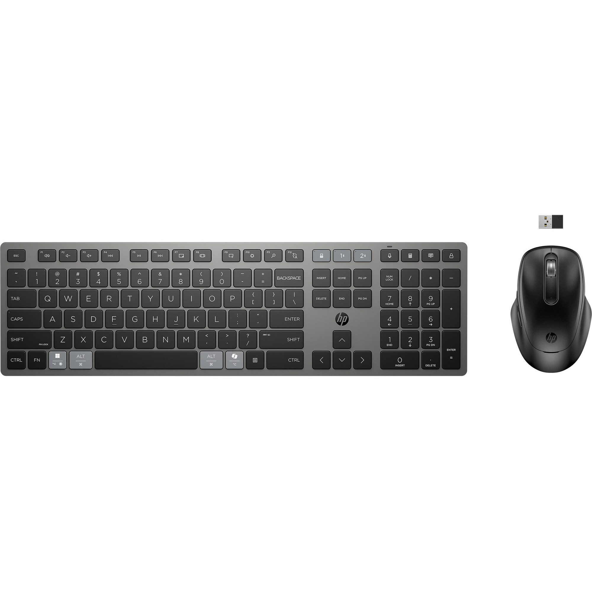Комплект бездротовий HP 720 Multi-Device Rechargeable Keyboard and Mouse Combo Black (9T5A9AA)