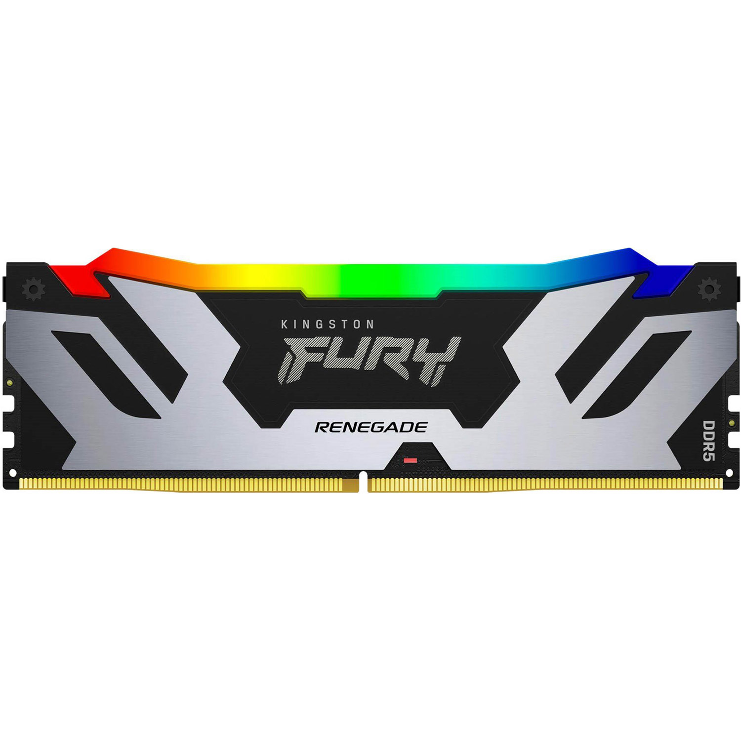 Модуль пам'яті KINGSTON FURY Renegade RGB DDR5 8000MHz 48GB Kit 2x24GB Black/Silver (KF580C38RSAK2-48)