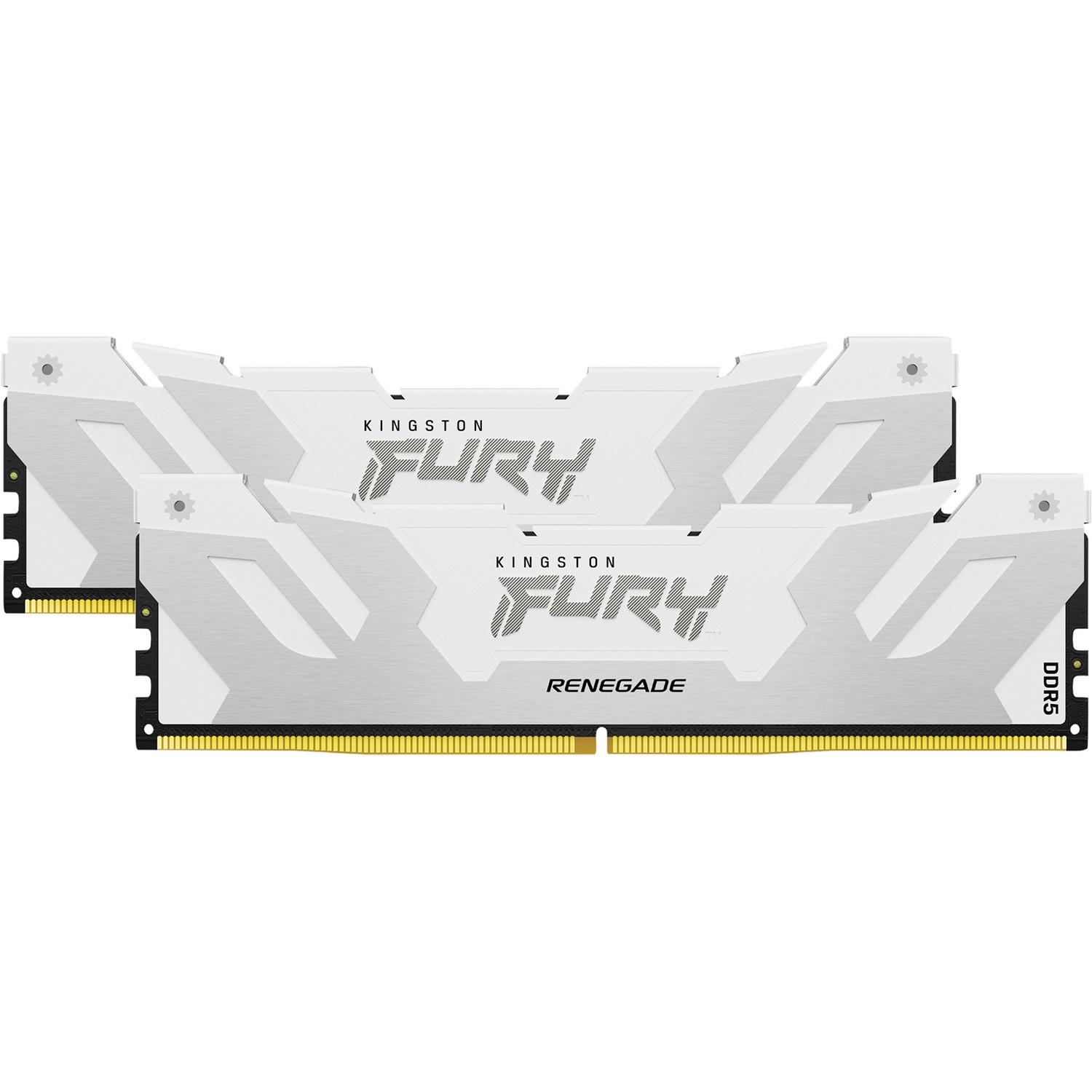 Модуль пам'яті KINGSTON FURY Renegade DDR5 8000MHz 48GB Kit 2x24GB White/Silver (KF580C38RWK2-48)