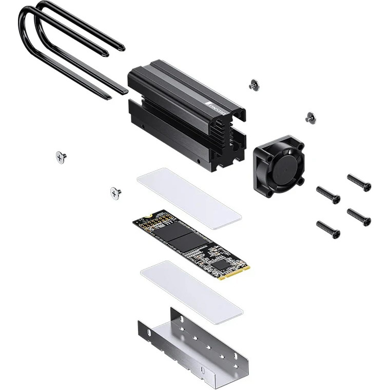 Радиатор для SSD JONSBO M.2-7 Black