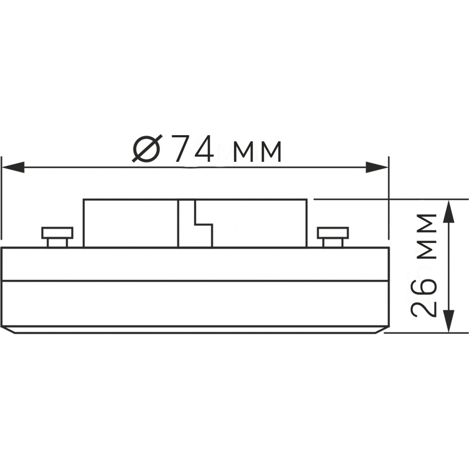 Лампочка LED VIDEX GX53 GX53 8W 3000K 220V (VL-GX53-08533)