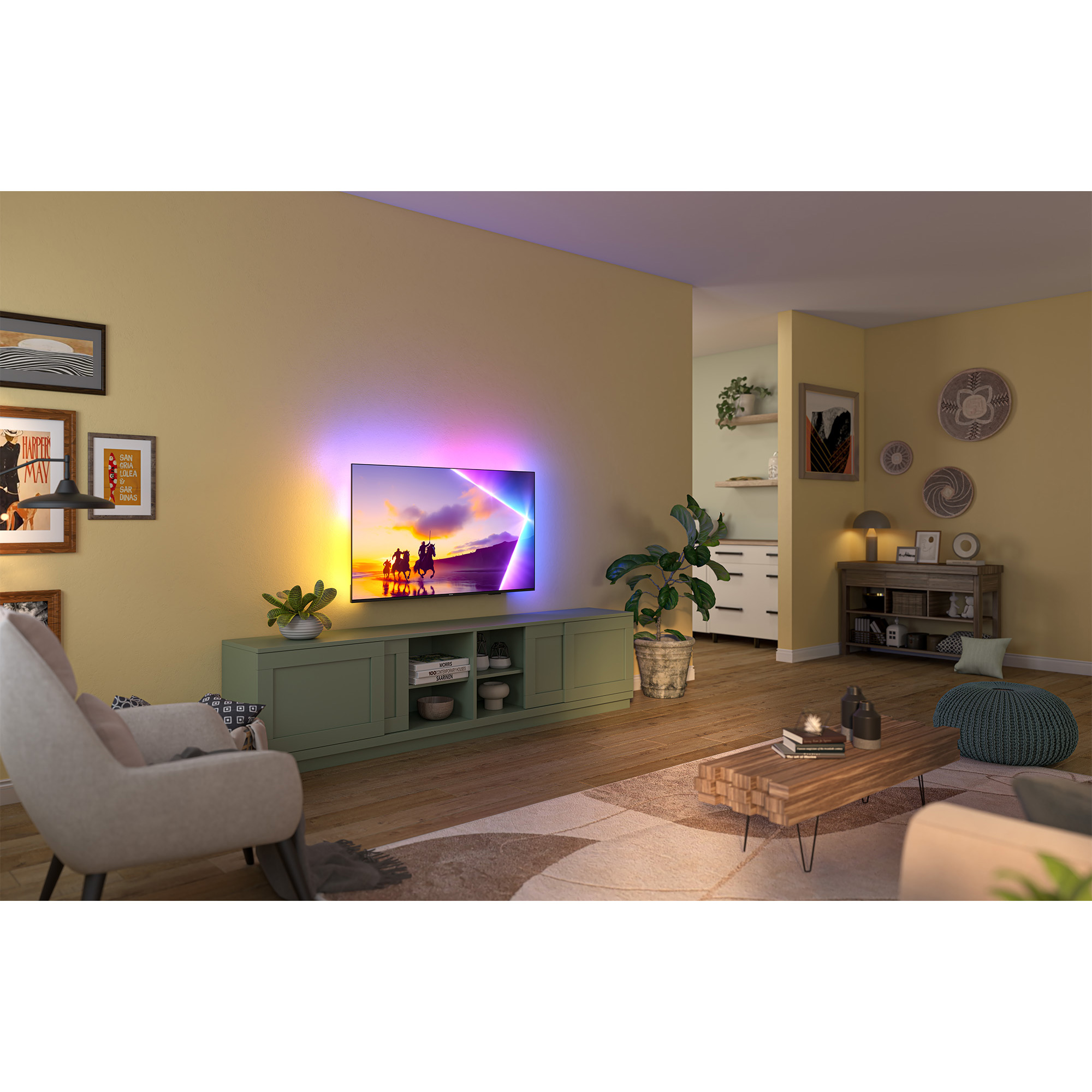 Телевизор PHILIPS 50" QLED 4K 50PUS8510/12