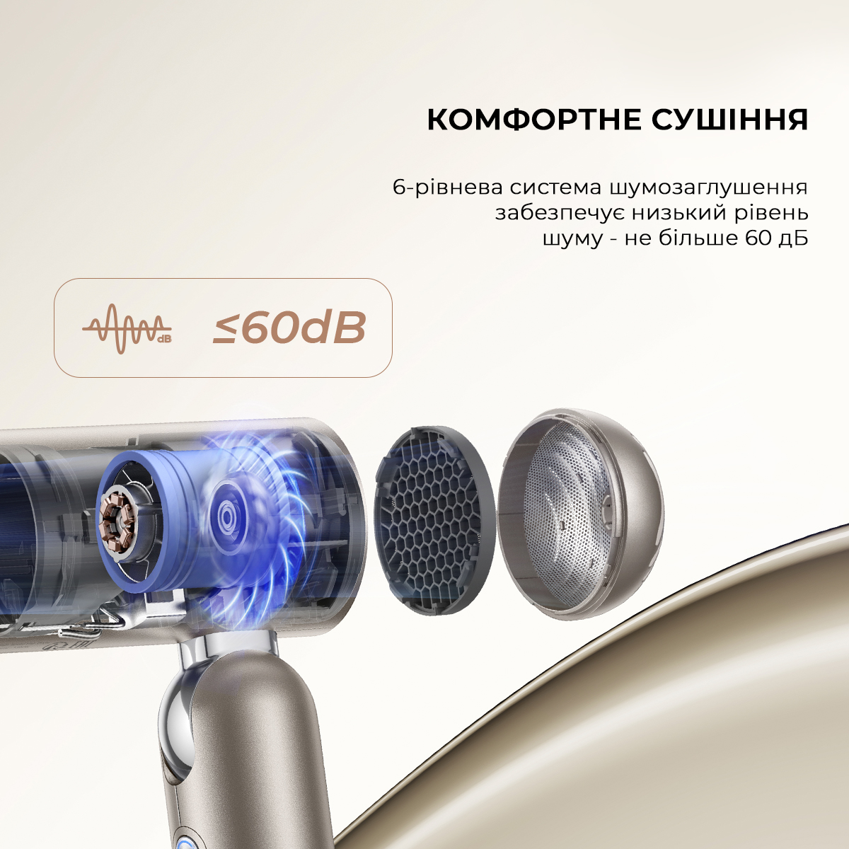 Фен DREAME Pocket Hair Dryer Titanium (AHD51-TI)