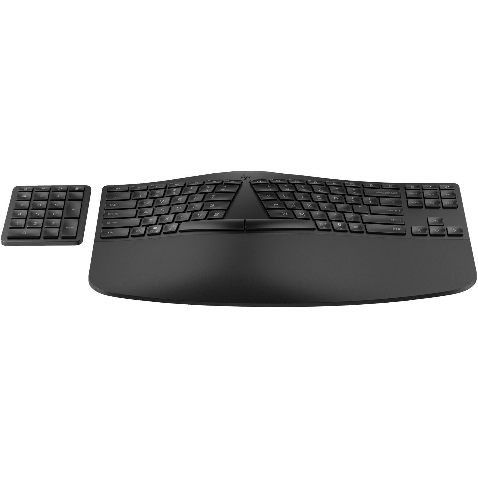 Клавіатура бездротова HP 960 BLK Ergonomic Wireless Keyboard w/Numpad Black (7E755AA)