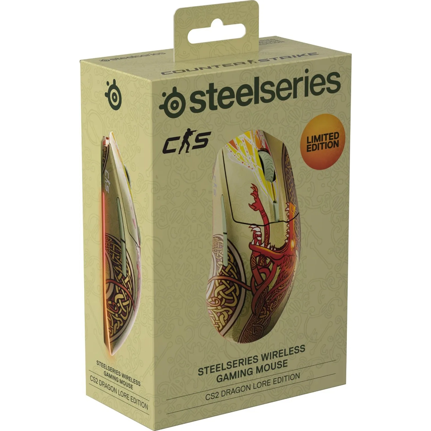 Миша ігрова STEELSERIES CS2 Dragon Lore Edition (62614)