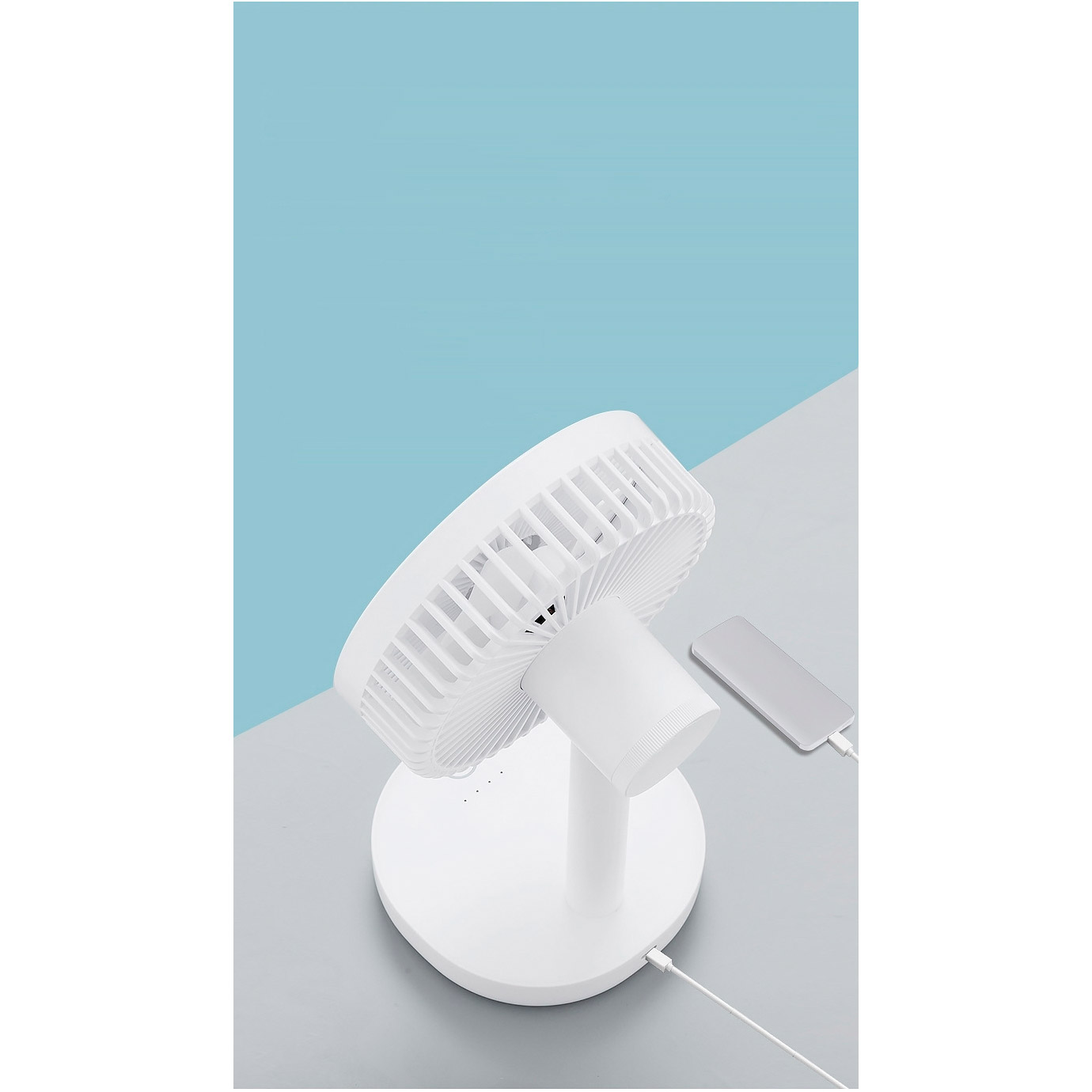 Настольный портативный вентилятор FIREN TD1610 Desktop Small Fan White