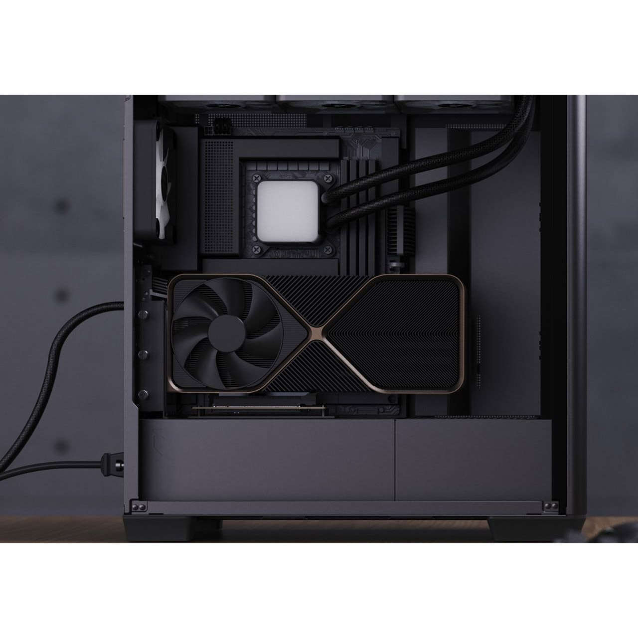Вертикальное крепление для видеокарты APNX Vertical GPU Mounting Kit 1 for C1 Black