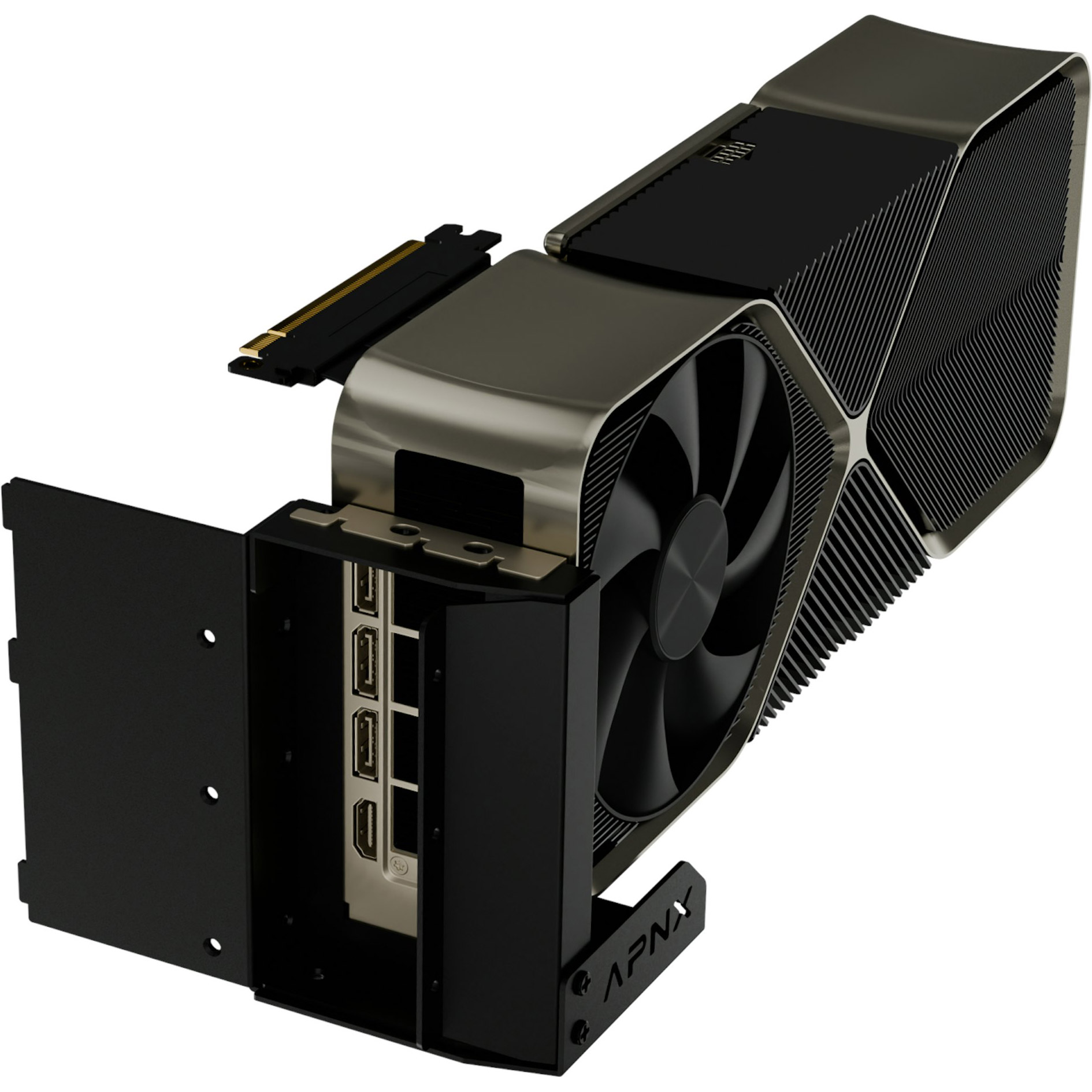 Вертикальное крепление для видеокарты APNX Vertical GPU Mounting Kit 2 for V1 Black