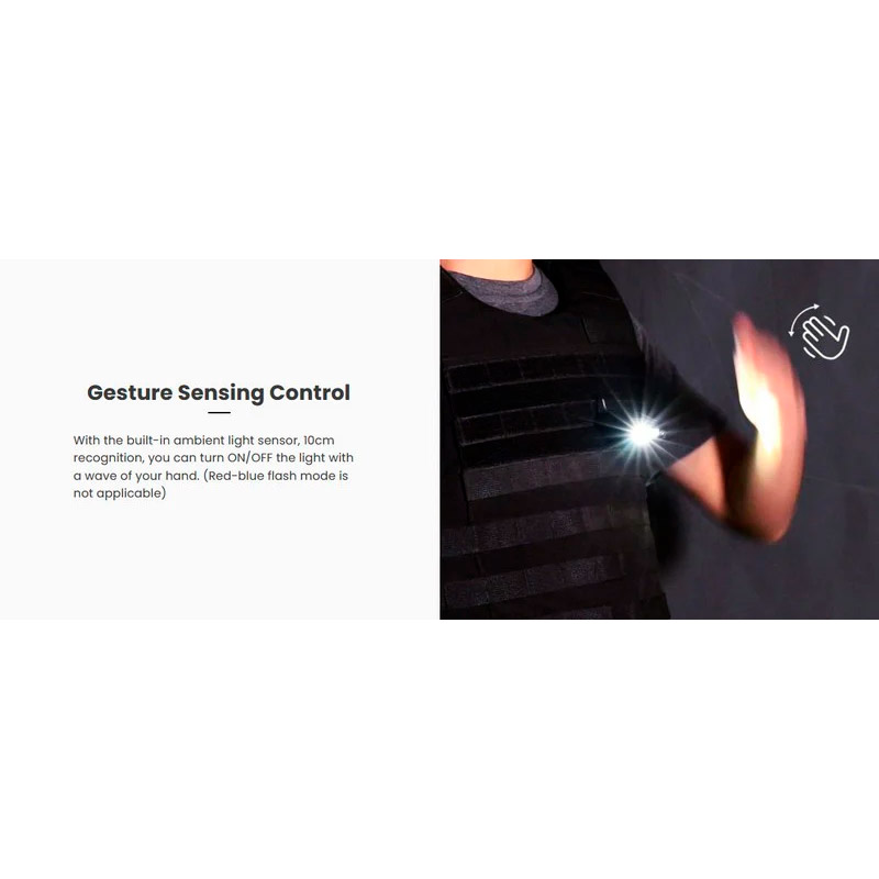 Ліхтар налобний NEXTORCH UT31 Emergency Safety/Warning Clip Light