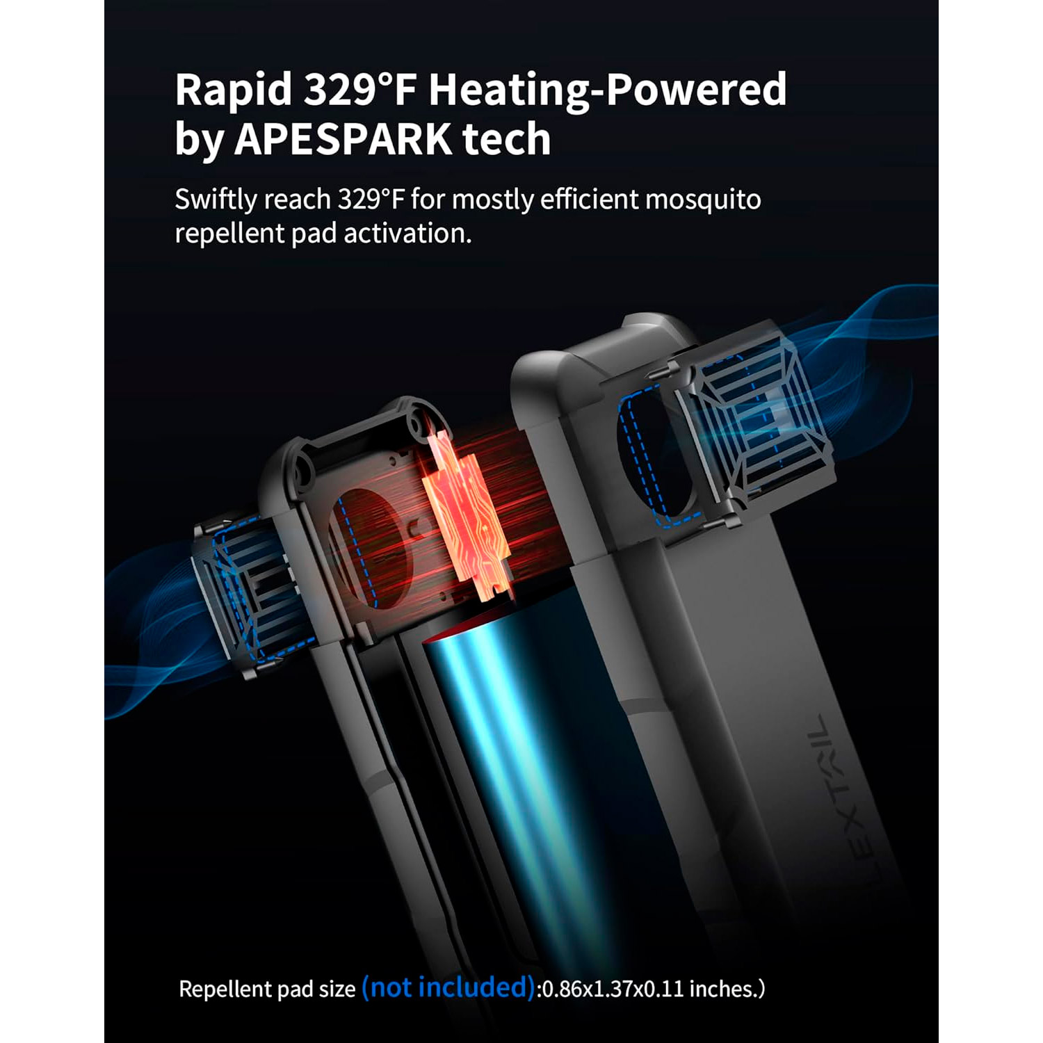 Фумигатор-повербанк FLEXTAIL Max Repeller S Green
