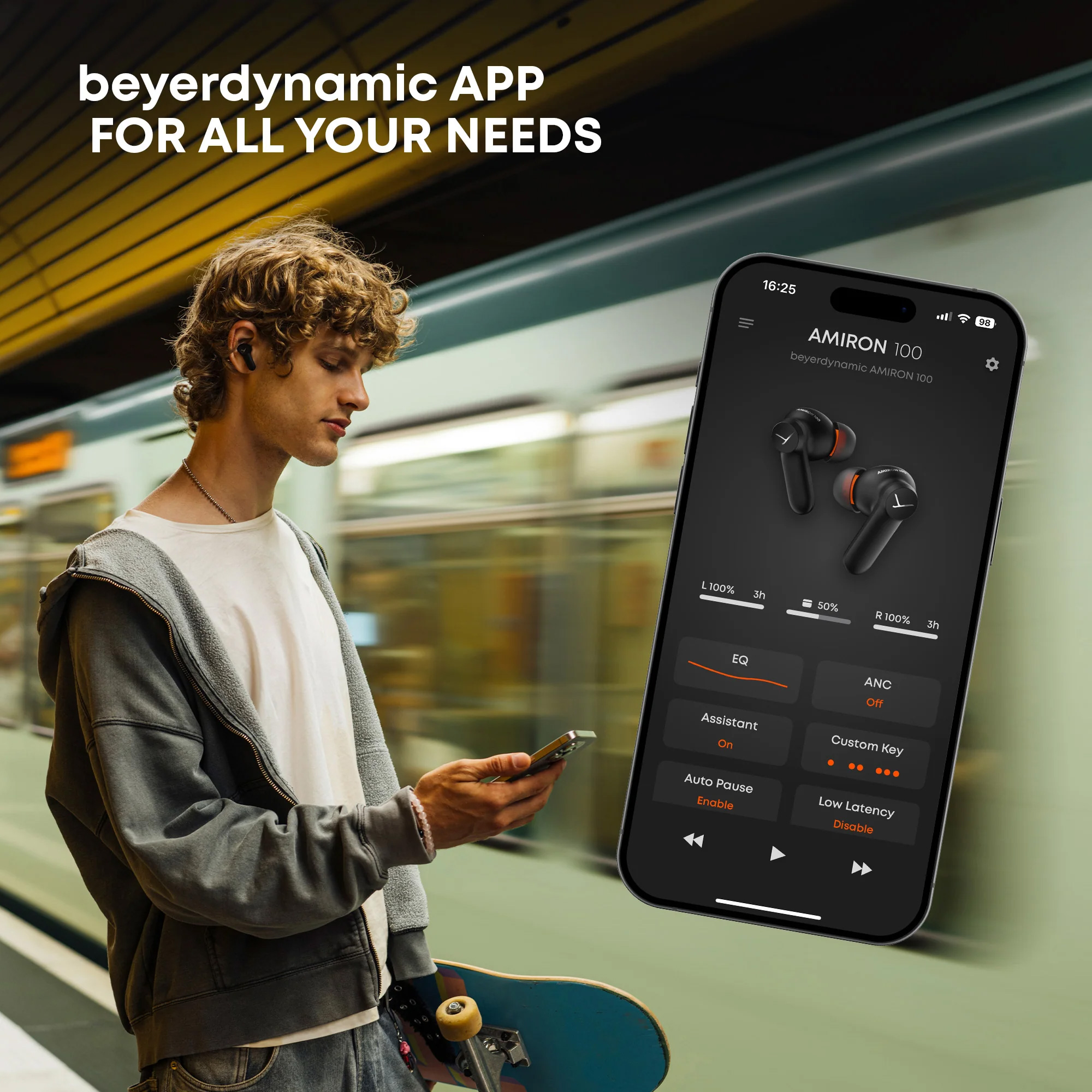 Наушники BEYERDYNAMIC Amiron 100 Black (1000883)