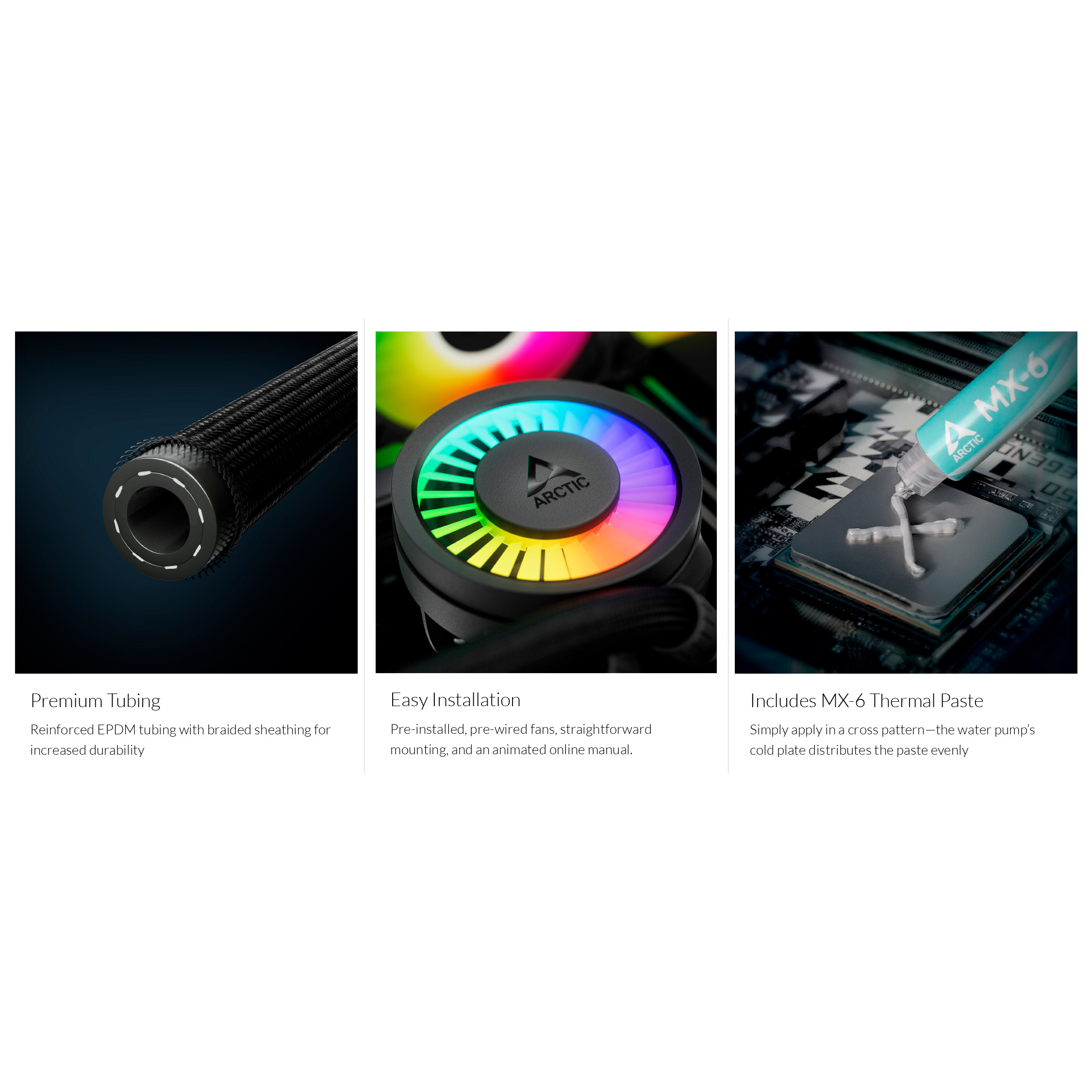 Система водяного охолодження ARCTIC Liquid Freezer III Pro 240 A-RGB Black (ACFRE00182A)