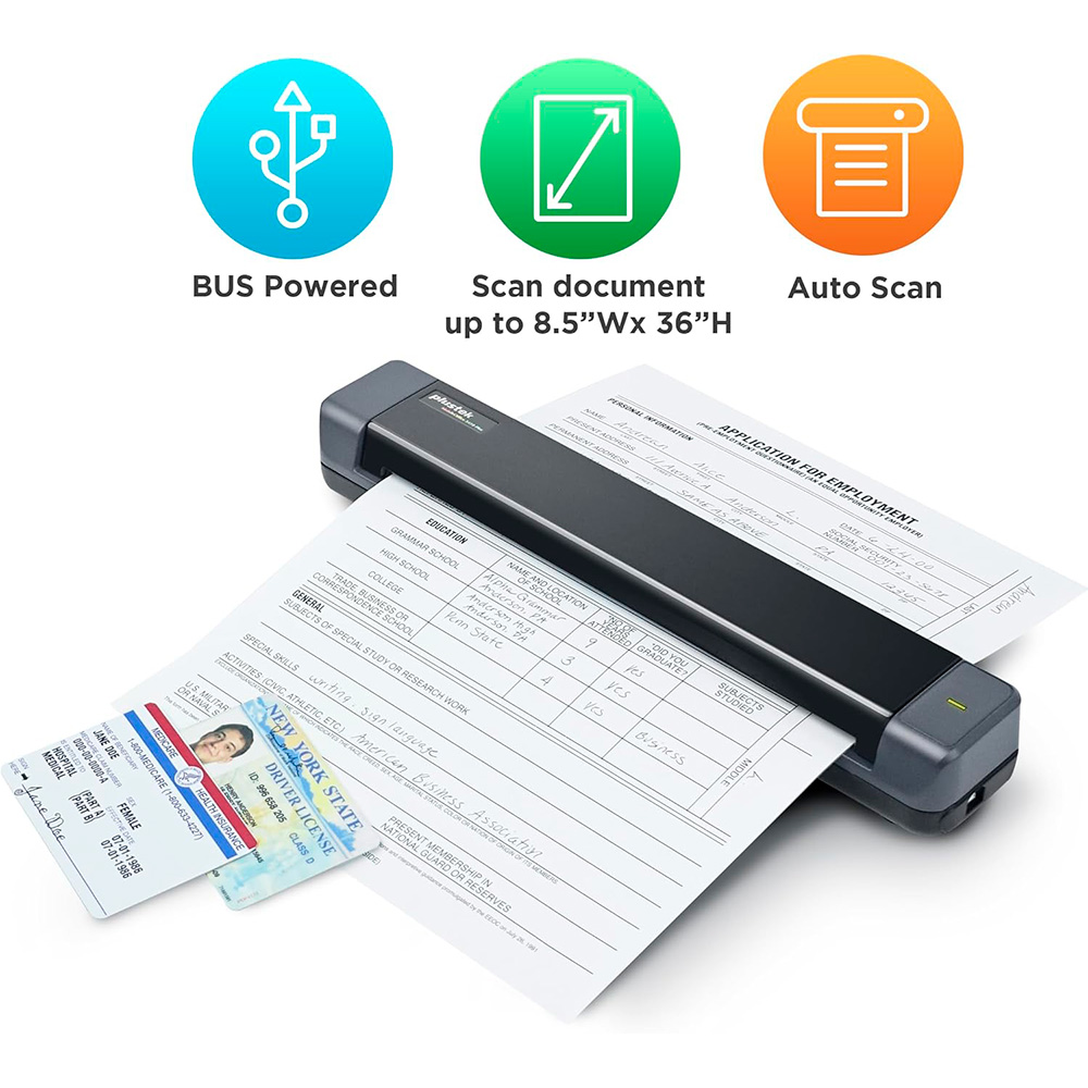 Сканер портативный PLUSTEK MobileOffice S410 Plus
