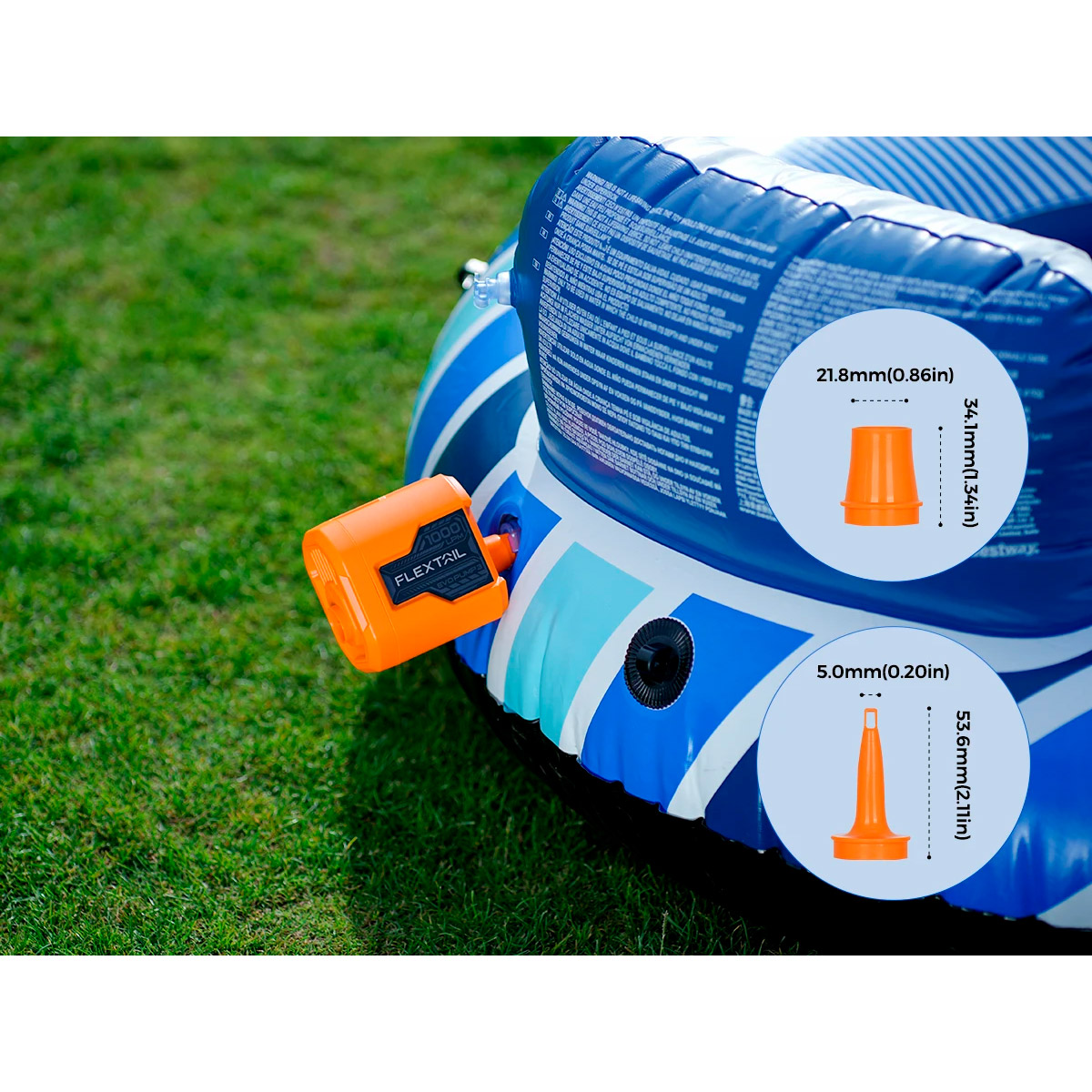 Насос для надувной мебели FLEXTAIL Evo Pump 3 Orange