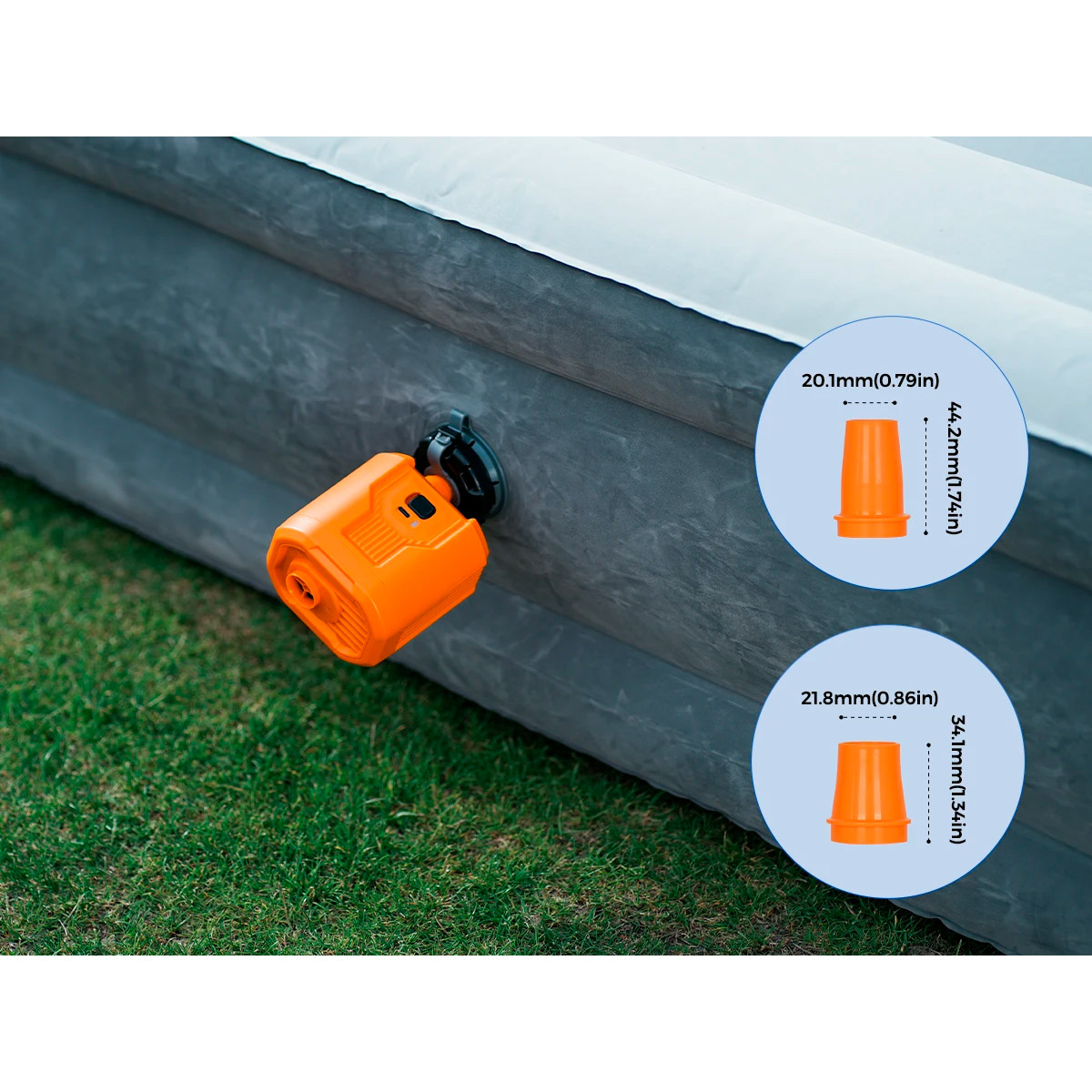 Насос для надувной мебели FLEXTAIL Evo Pump 3 Orange