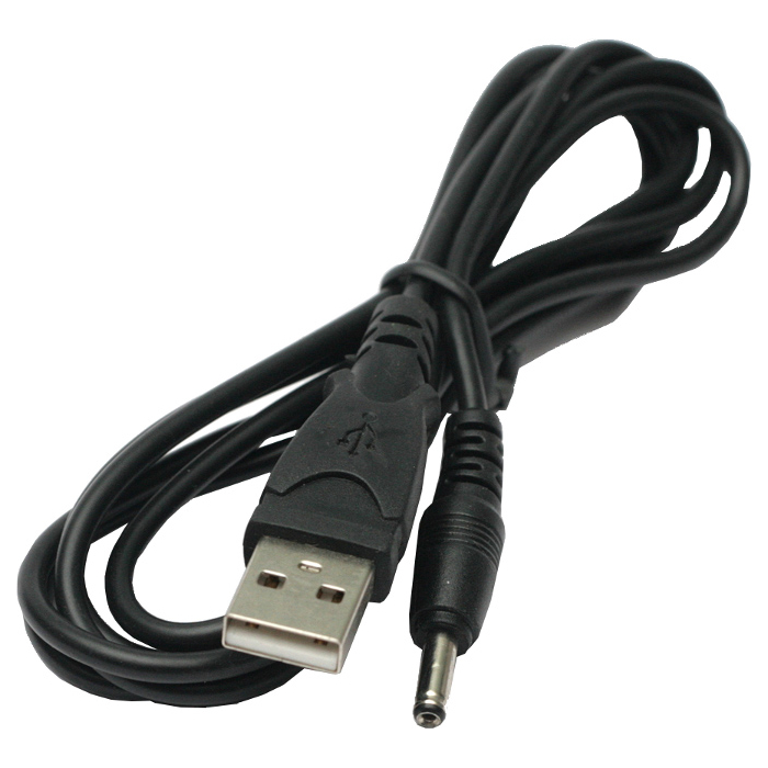 Кабель питания USB to DC POWERPLANT 3.5x1.35 5V 1м Black (KD00AS1261)