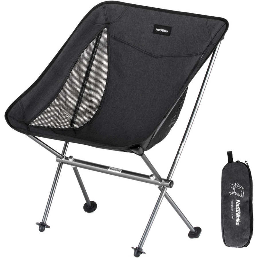 Кресло кемпинговое NATUREHIKE Stellaluna L04 CNK2450JJ015 M Black (6976023929410)