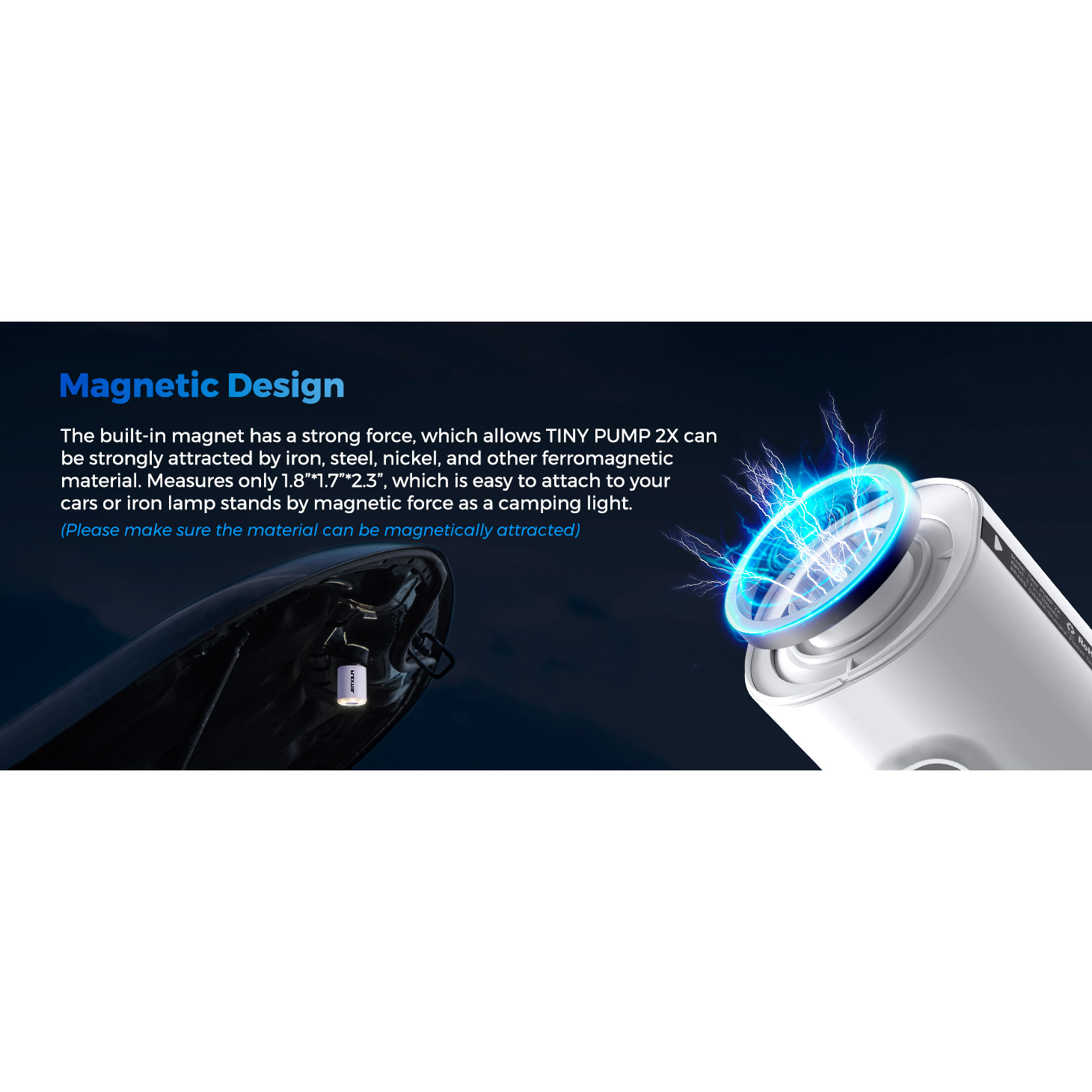 Насос для надувной мебели FLEXTAIL Tiny Pump 2X White