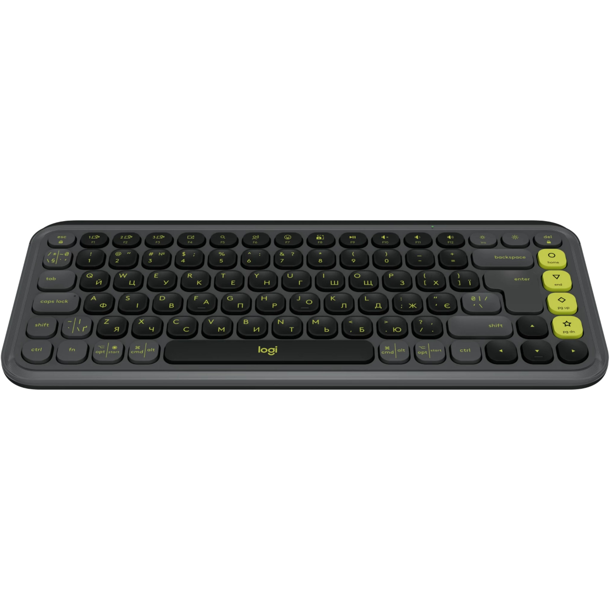 Клавіатура бездротова LOGITECH Pop Icon Keys Graphite (920-013157)