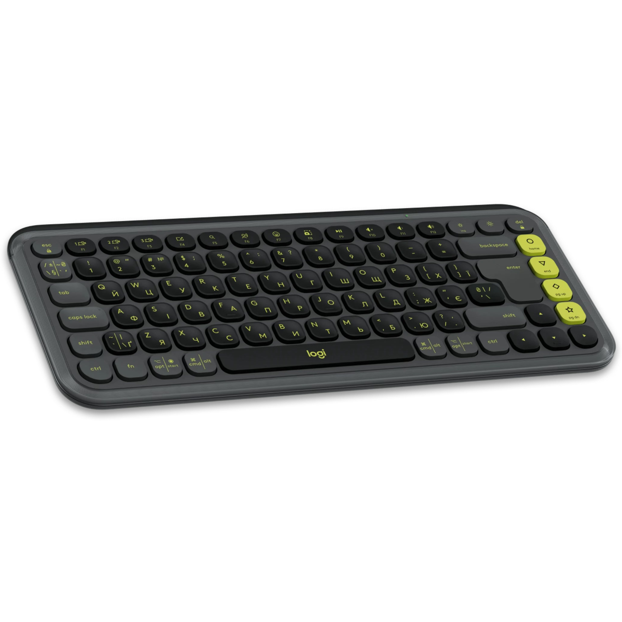 Клавіатура бездротова LOGITECH Pop Icon Keys Graphite (920-013157)