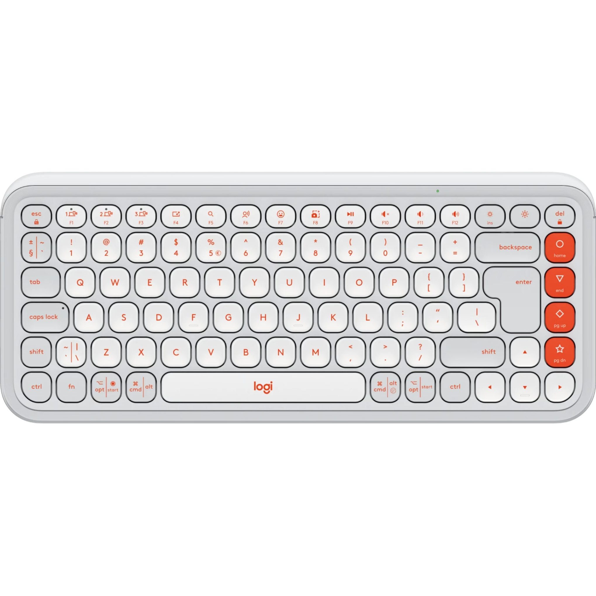 Клавіатура бездротова LOGITECH Pop Icon Keys Off-White (920-013072)