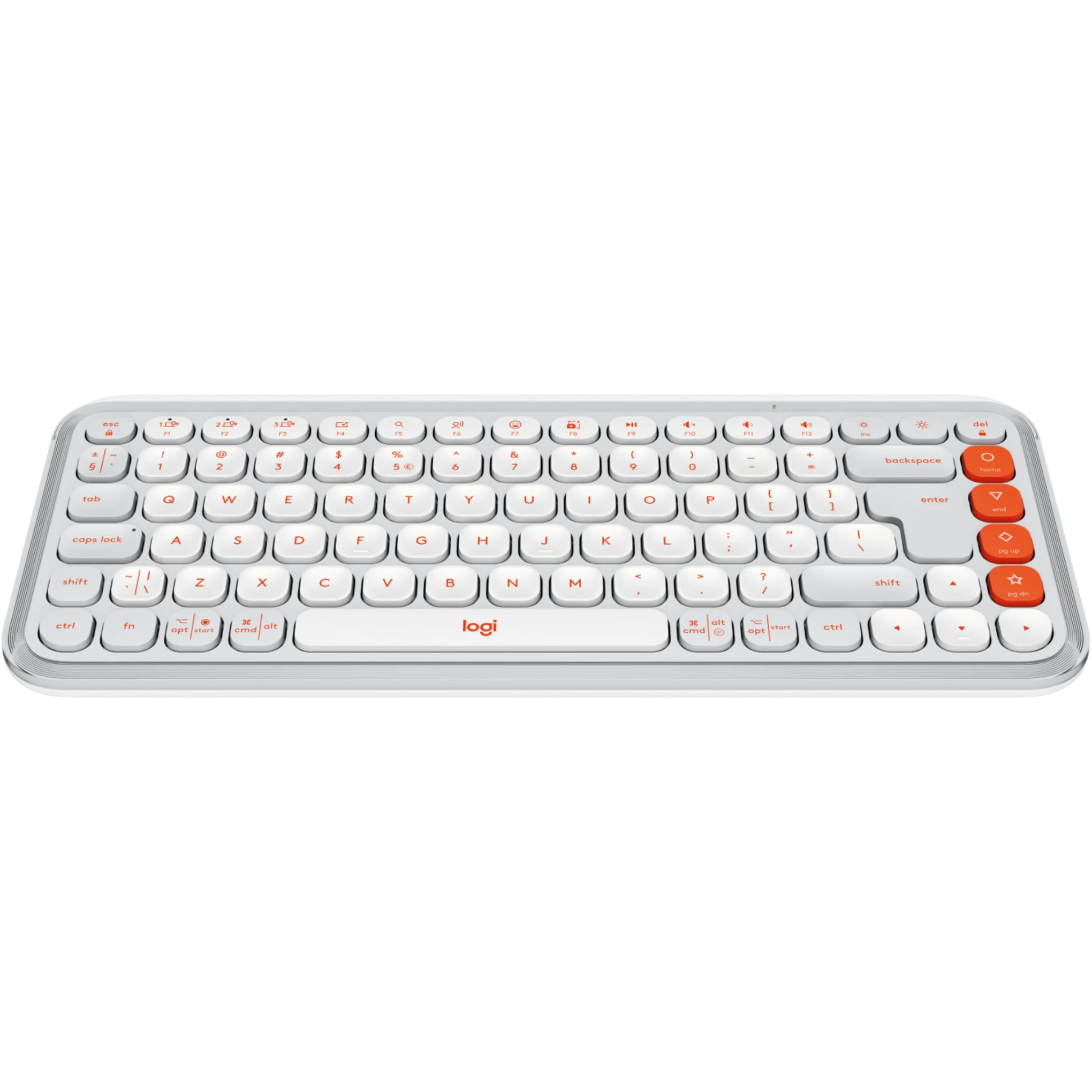 Клавіатура бездротова LOGITECH Pop Icon Keys Off-White (920-013072)