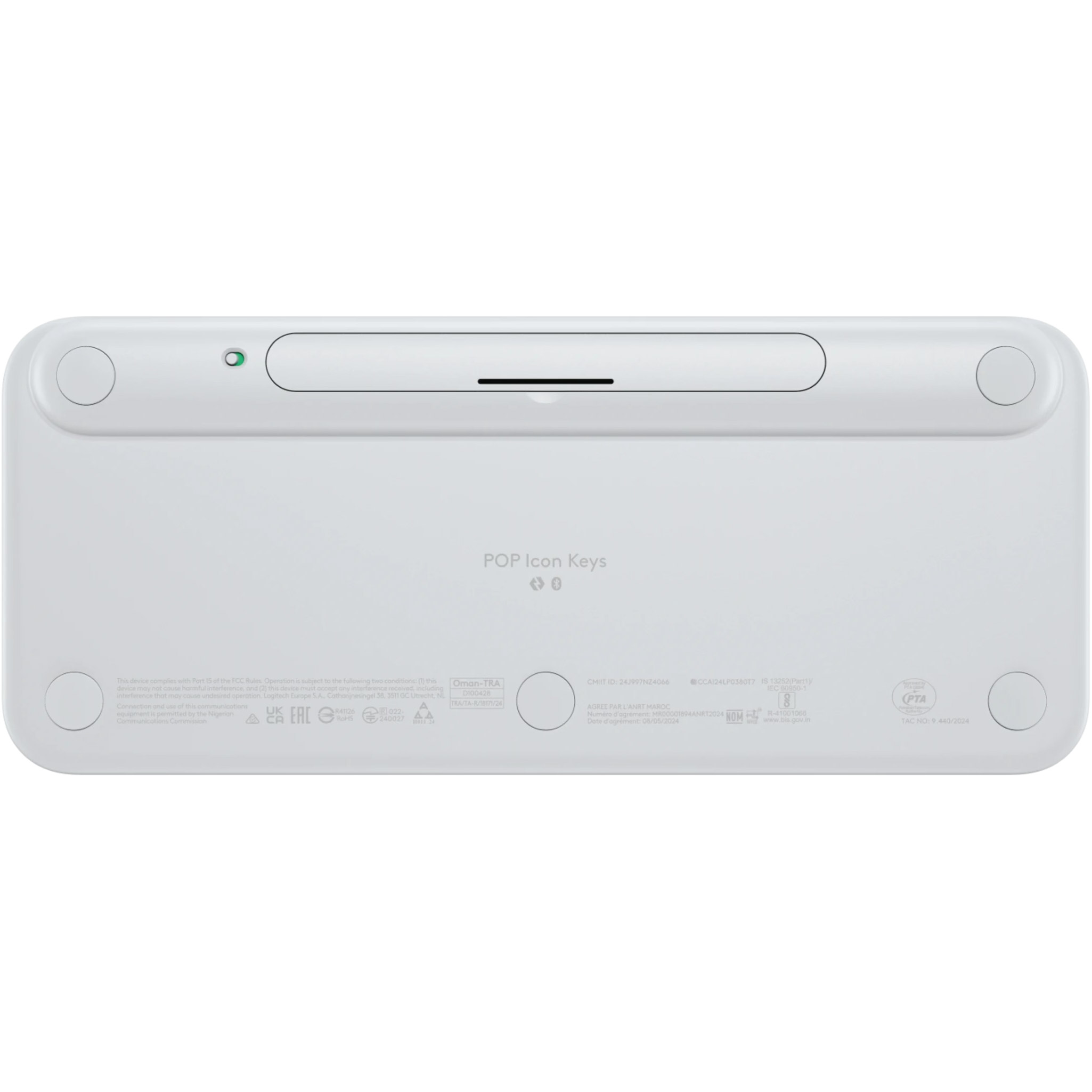 Клавіатура бездротова LOGITECH Pop Icon Keys Off-White (920-013072)