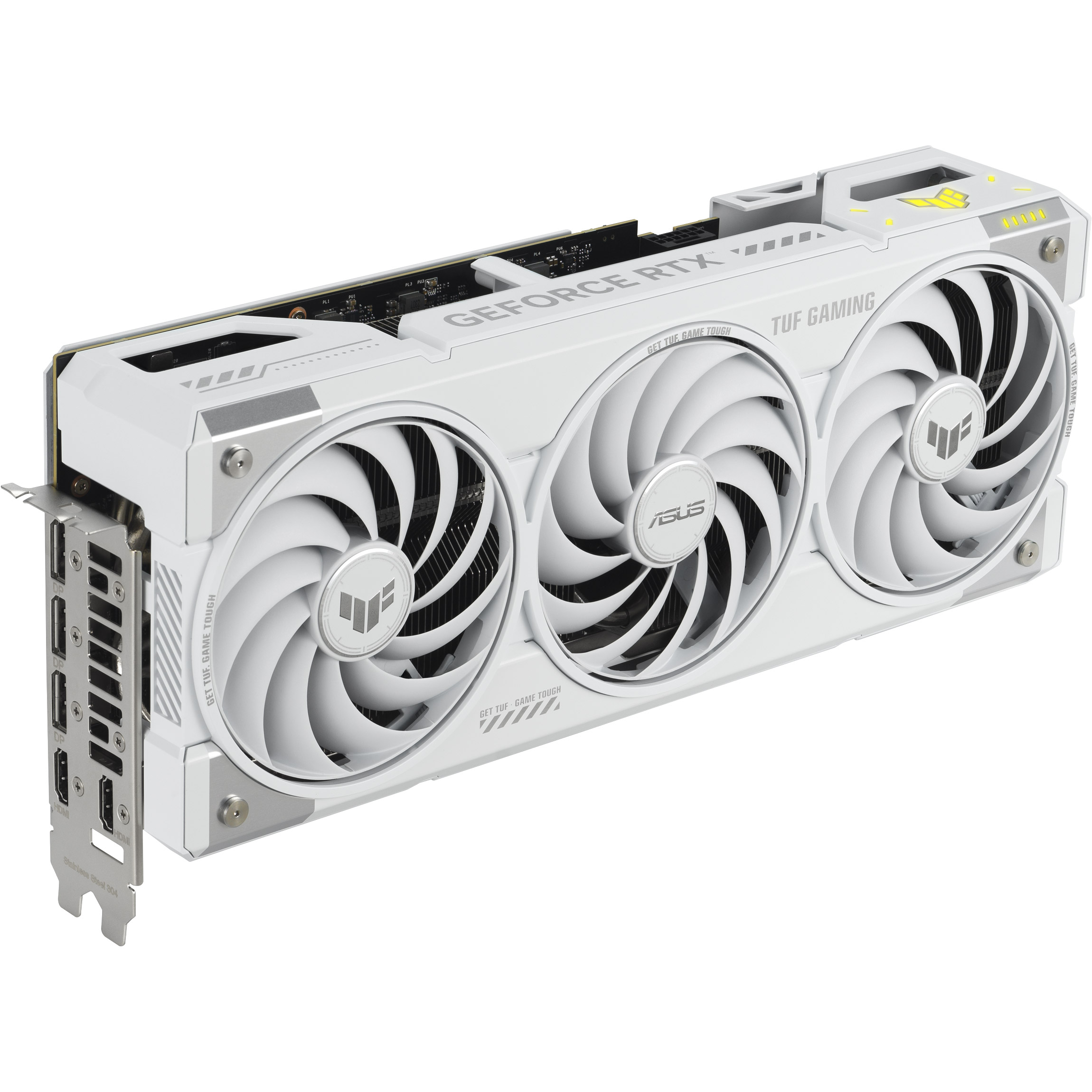 Відеокарта ASUS TUF Gaming GeForce RTX 5070 Ti 16GB GDDR7 White OC Edition (TUF-RTX5070TI-O16G-WHITE-GAMING)
