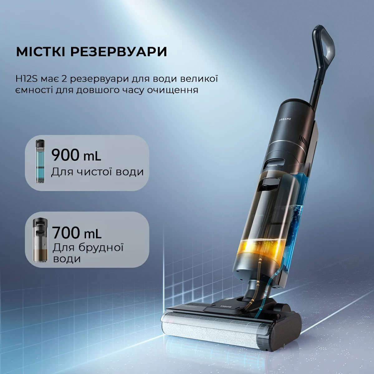 Моющий пылесос DREAME H12S (HHR30B)