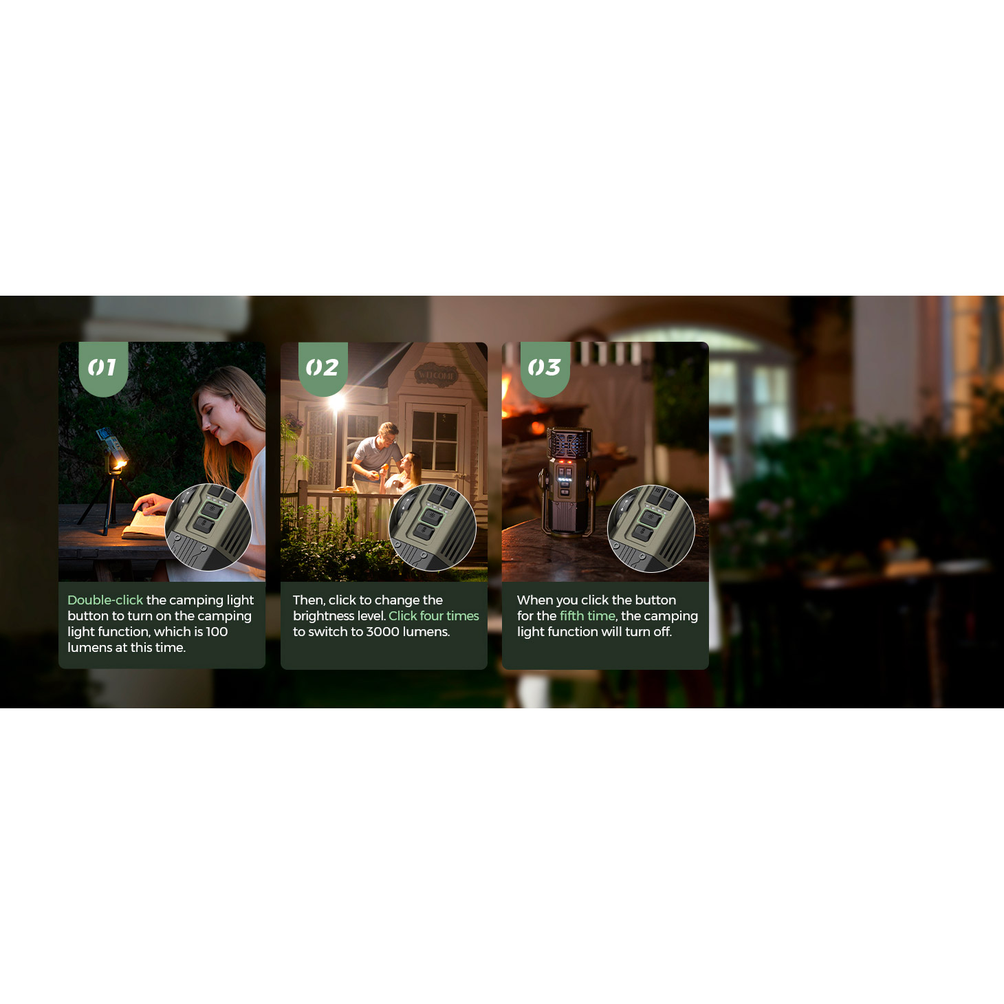 Фонарь кемпинговый FLEXTAIL Evo Repeller 3-in-1 Outdoor Mosquito Repeller Lantern Green