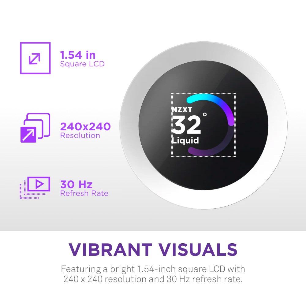 Система водяного охлаждения NZXT Kraken Plus 360 RGB V2 White (RL-KR360-W2)