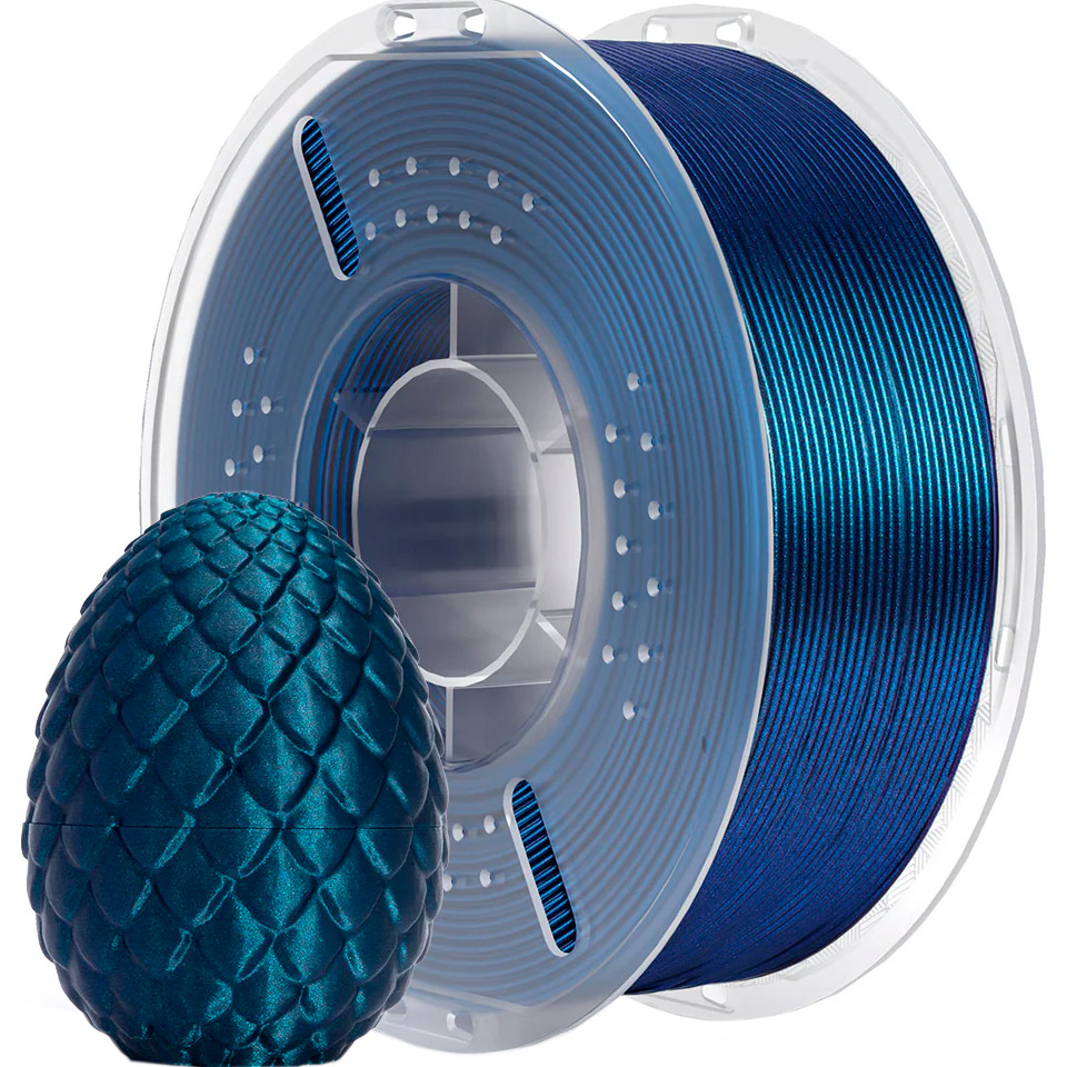 Пластик (филамент) для 3D принтера ELEGOO Galaxy PLA 1.75mm, 1кг, Galaxy Peacock Blue (50.203.0261)