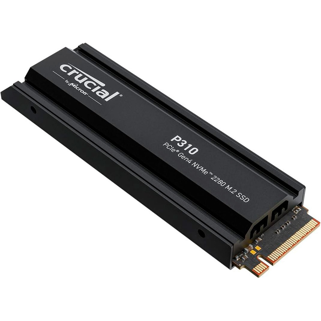 SSD диск CRUCIAL P310 w/heatsink 1TB M.2 NVMe (CT1000P310SSD5)