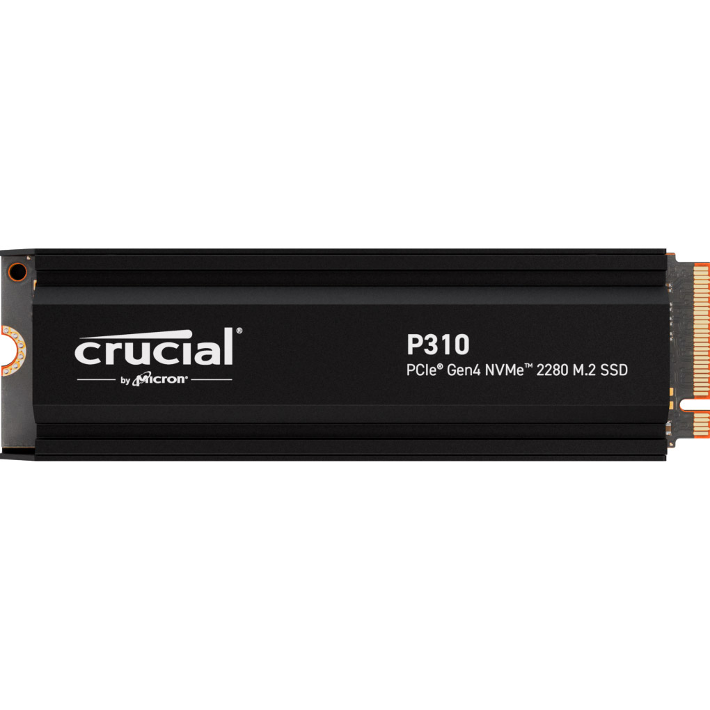 SSD диск CRUCIAL P310 w/heatsink 1TB M.2 NVMe (CT1000P310SSD5)