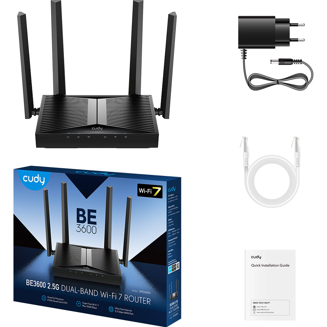 Wi-Fi роутер CUDY WR3600H