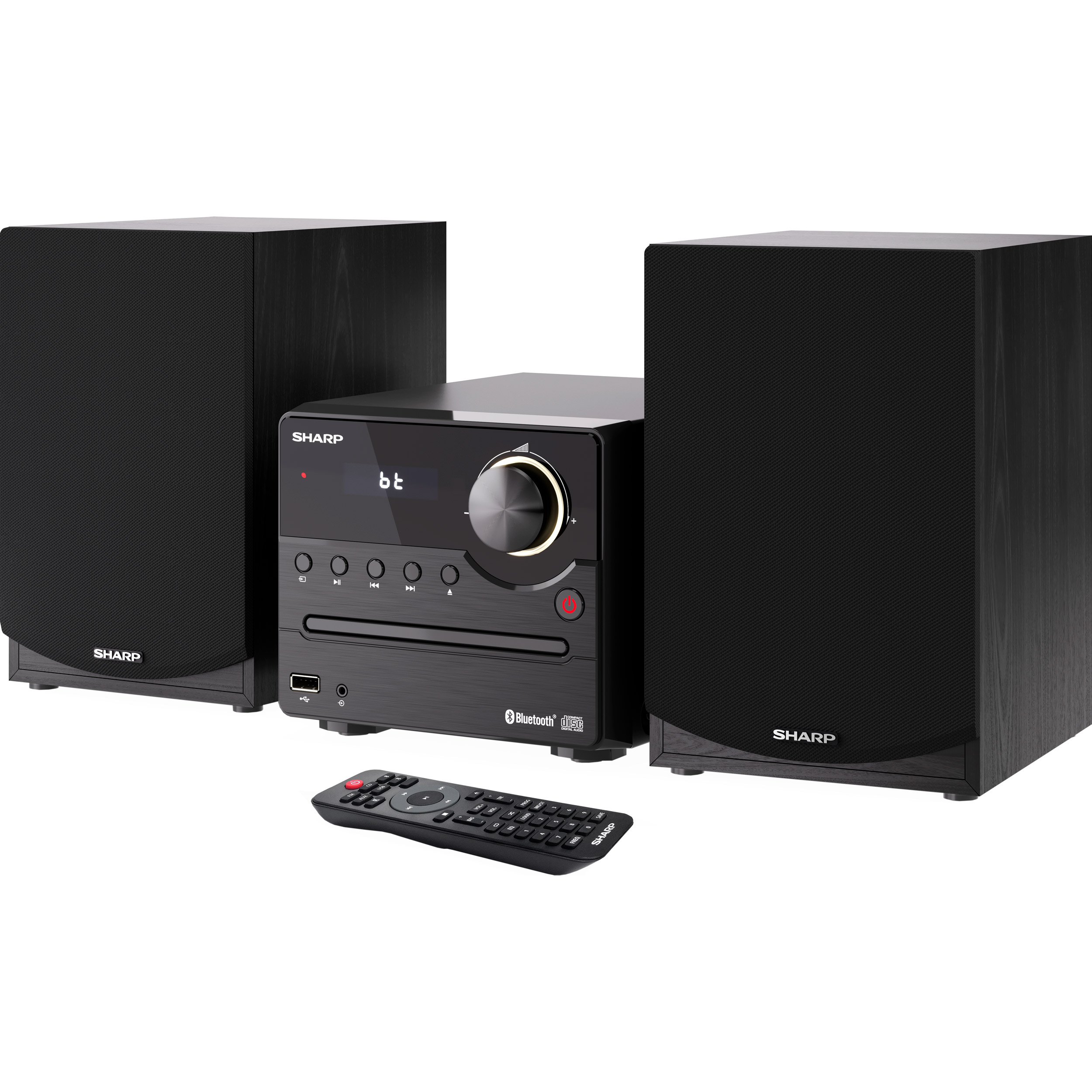 Музыкальный центр SHARP FM Hi-Fi Micro System XL-B512 Black