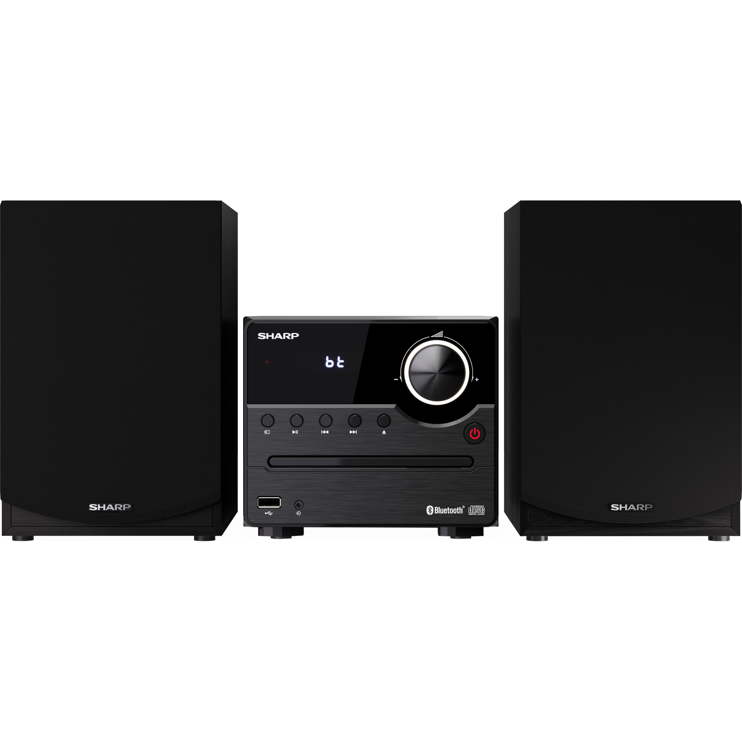 Музыкальный центр SHARP FM Hi-Fi Micro System XL-B512 Black