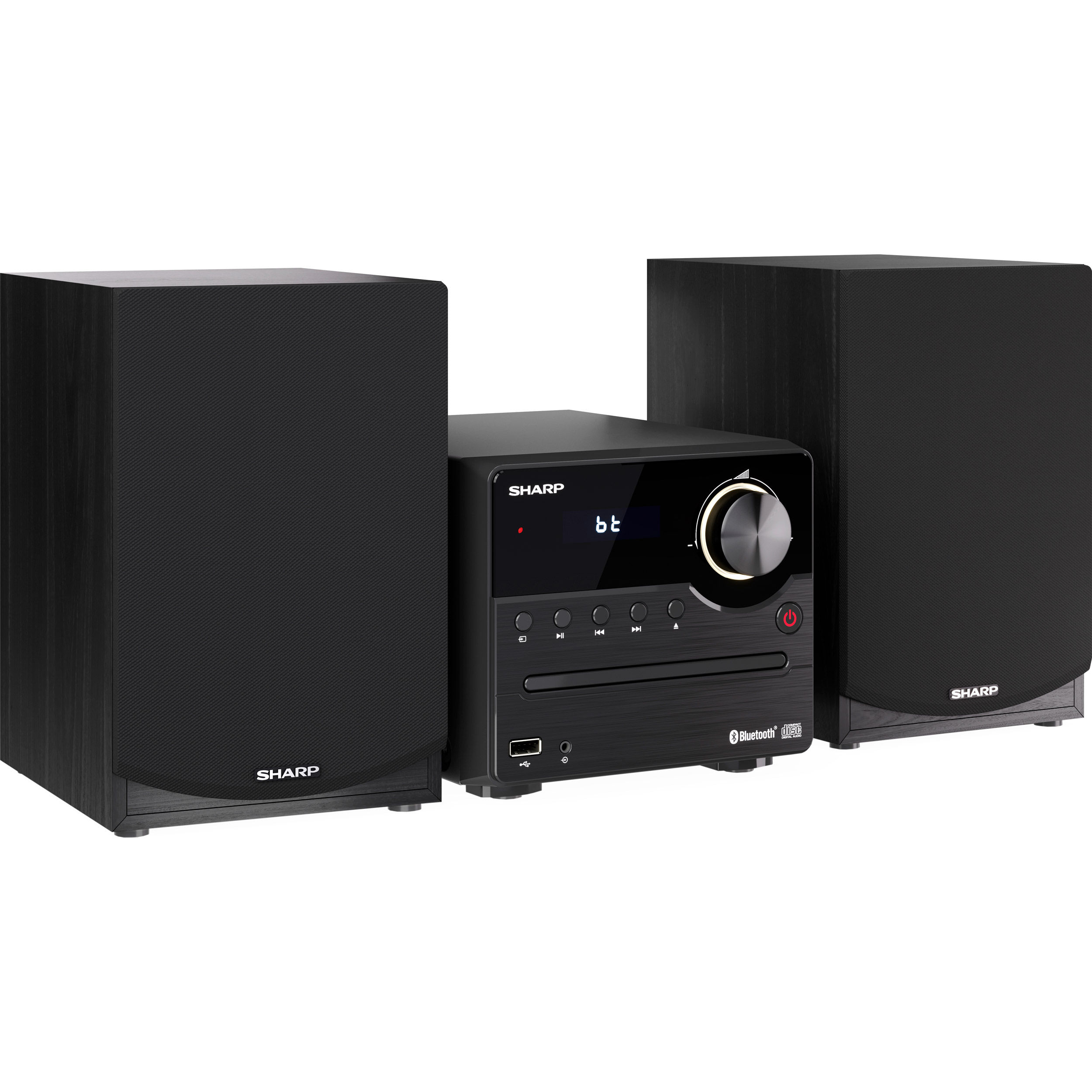 Музыкальный центр SHARP FM Hi-Fi Micro System XL-B512 Black