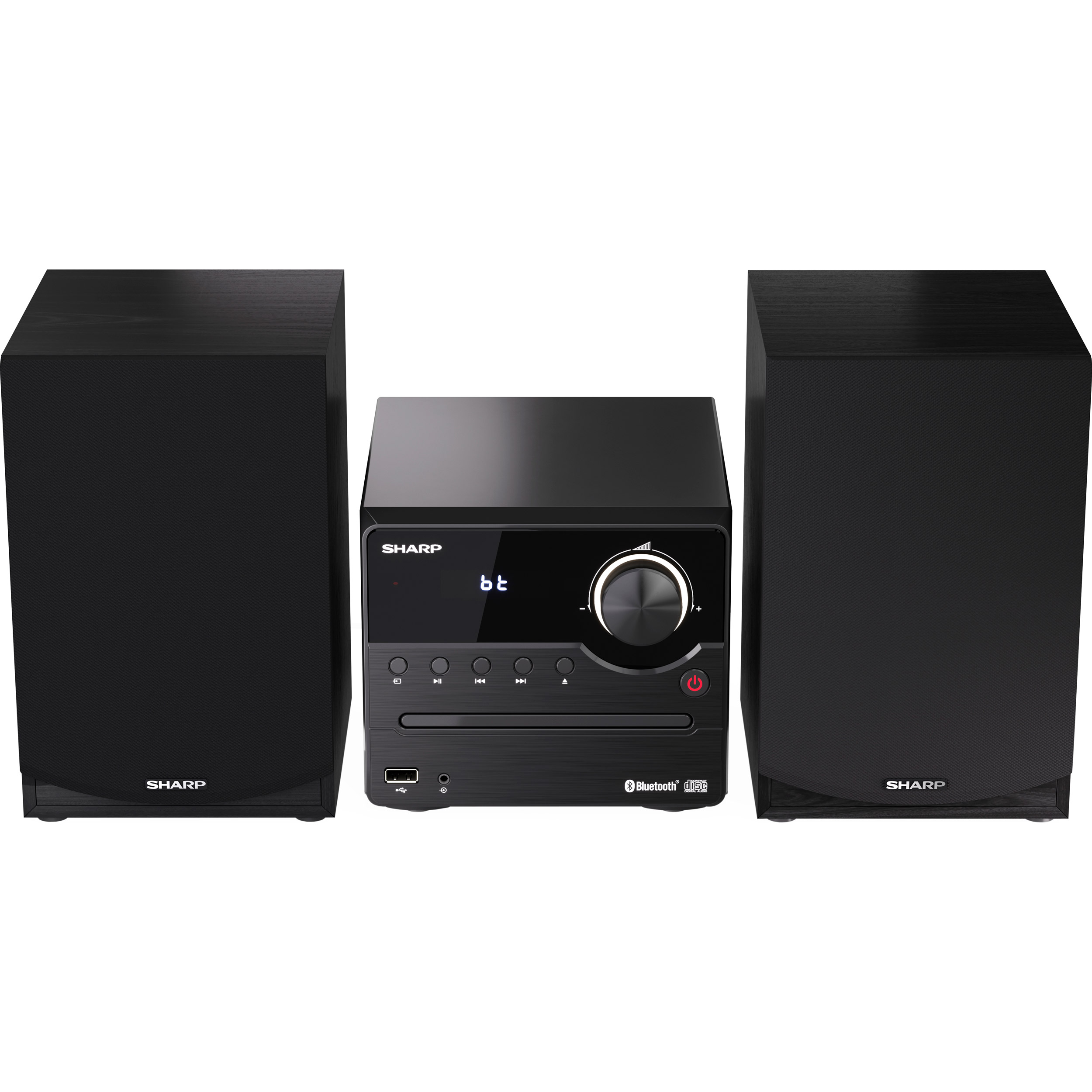 Музыкальный центр SHARP FM Hi-Fi Micro System XL-B512 Black