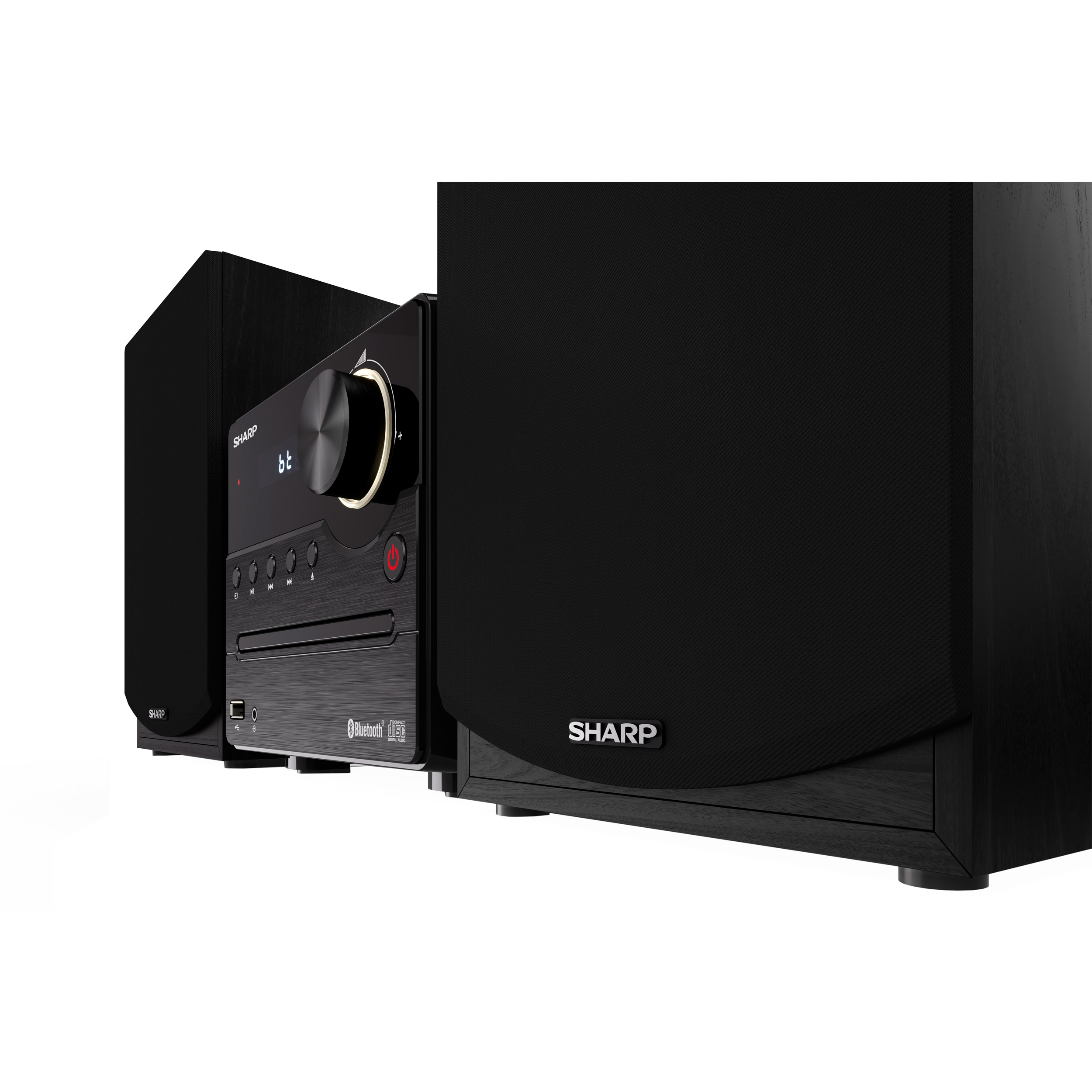 Музыкальный центр SHARP FM Hi-Fi Micro System XL-B512 Black
