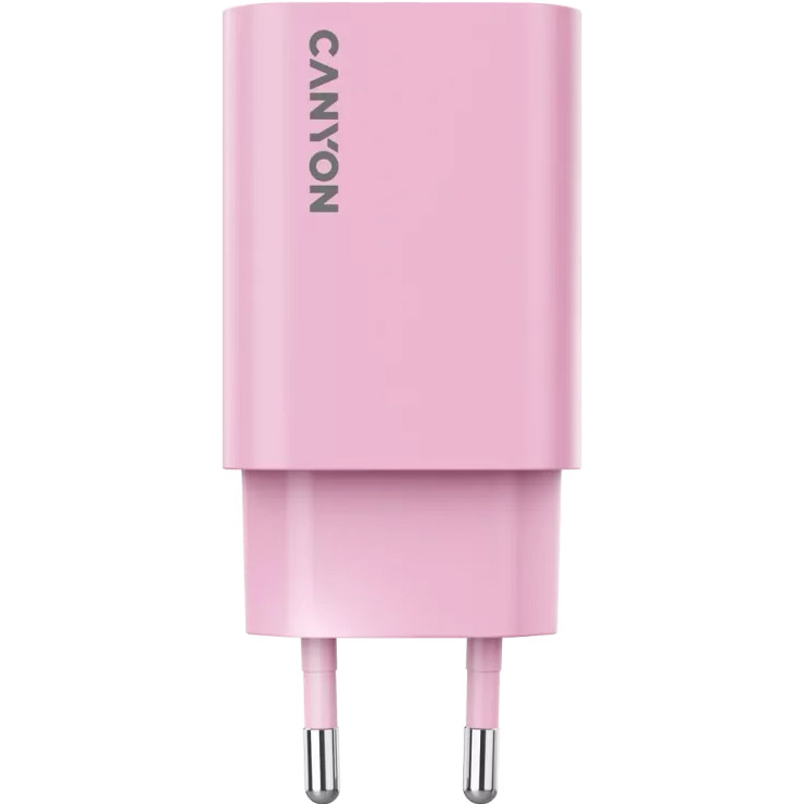 Зарядний пристрій CANYON OnCharge 30CL 1xUSB-C 30W Pink (CNE-CHA30CLPK)