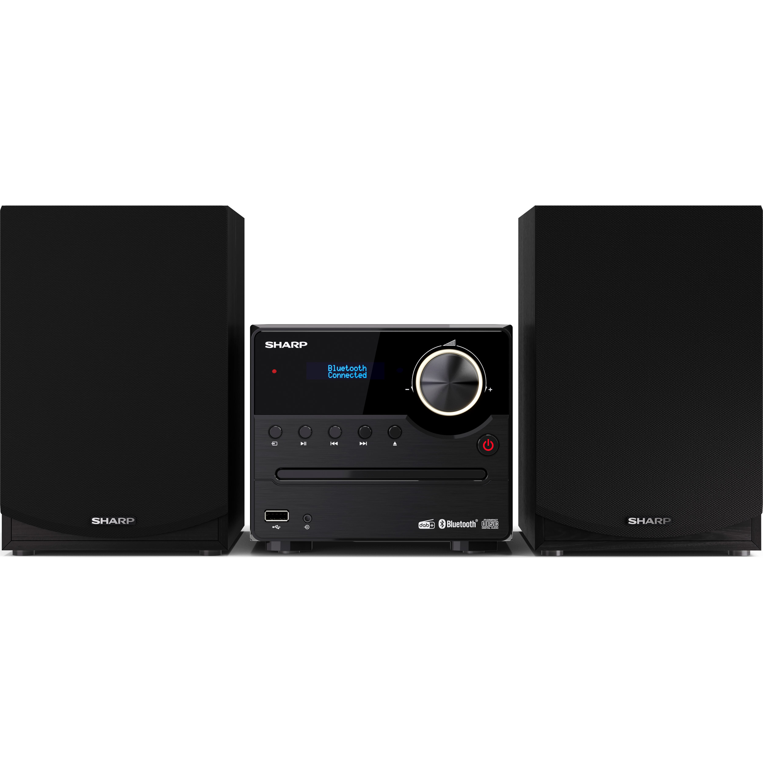 Музыкальный центр SHARP DAB+ Hi-Fi Micro System XL-B517D Black