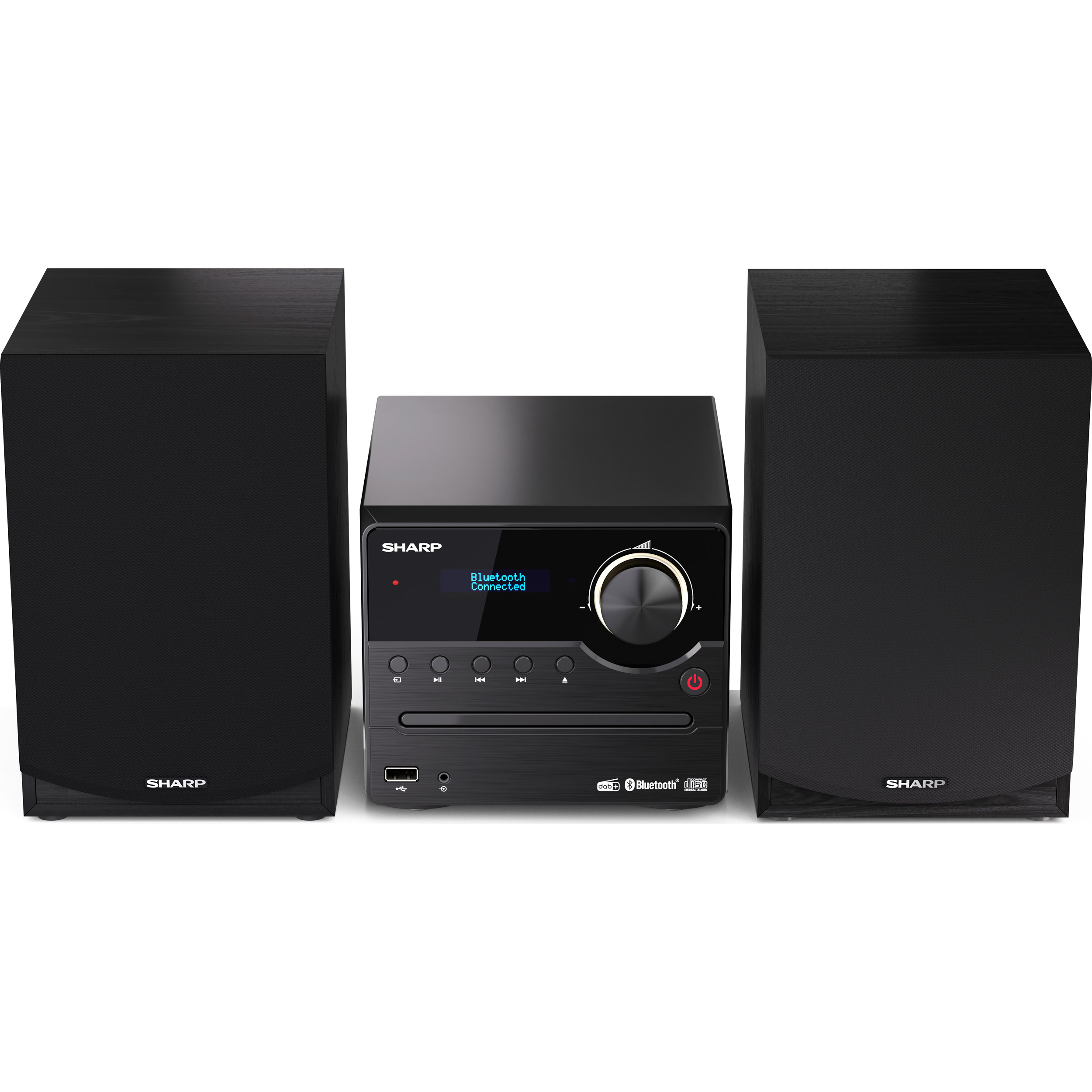 Музыкальный центр SHARP DAB+ Hi-Fi Micro System XL-B517D Black