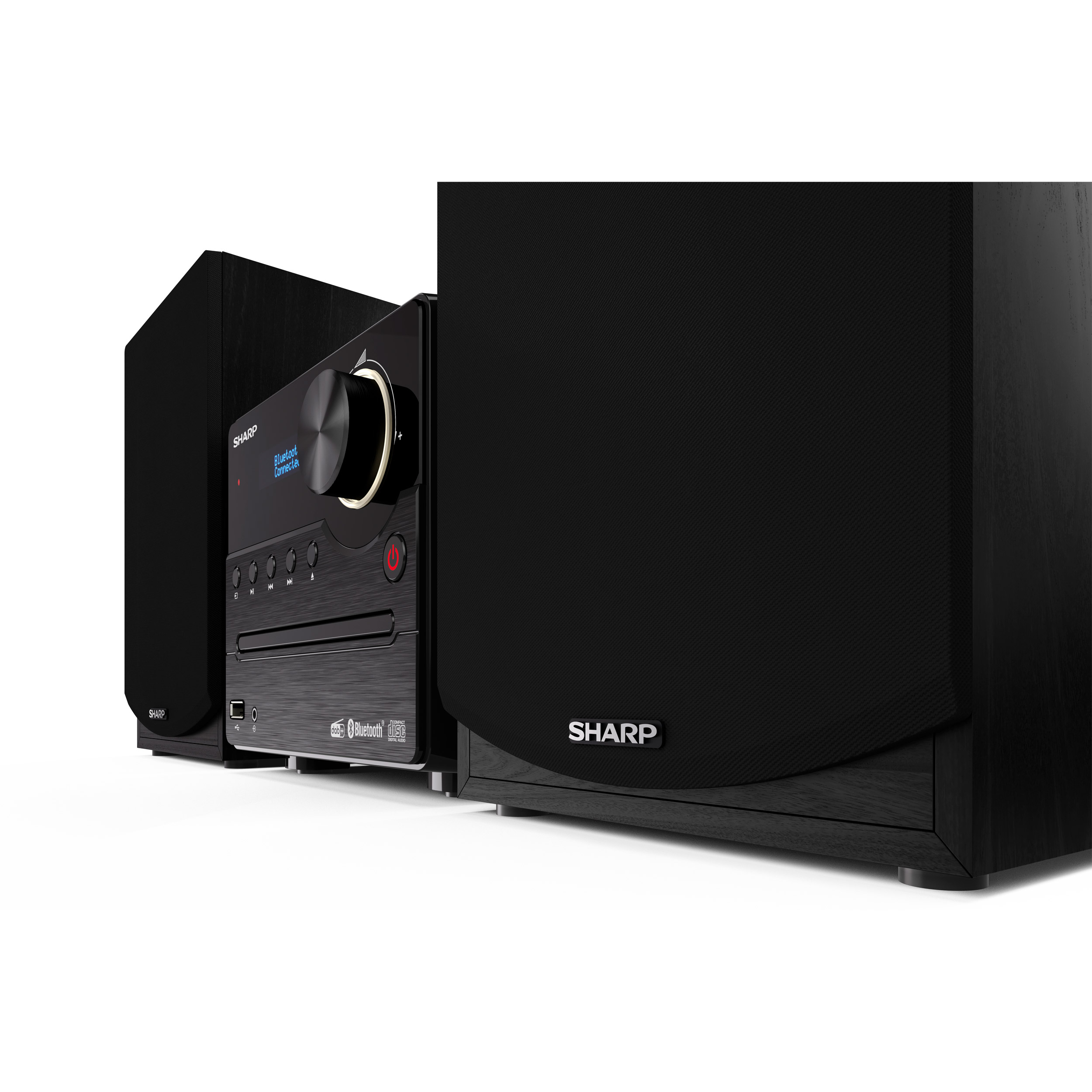 Музыкальный центр SHARP DAB+ Hi-Fi Micro System XL-B517D Black