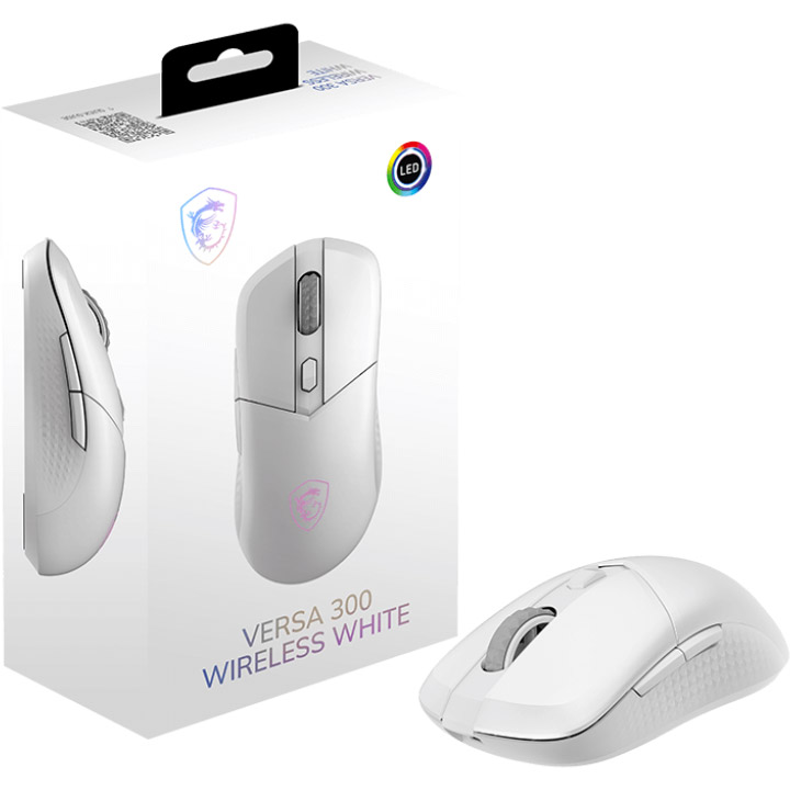 Мышь игровая MSI Versa 300 Wireless White