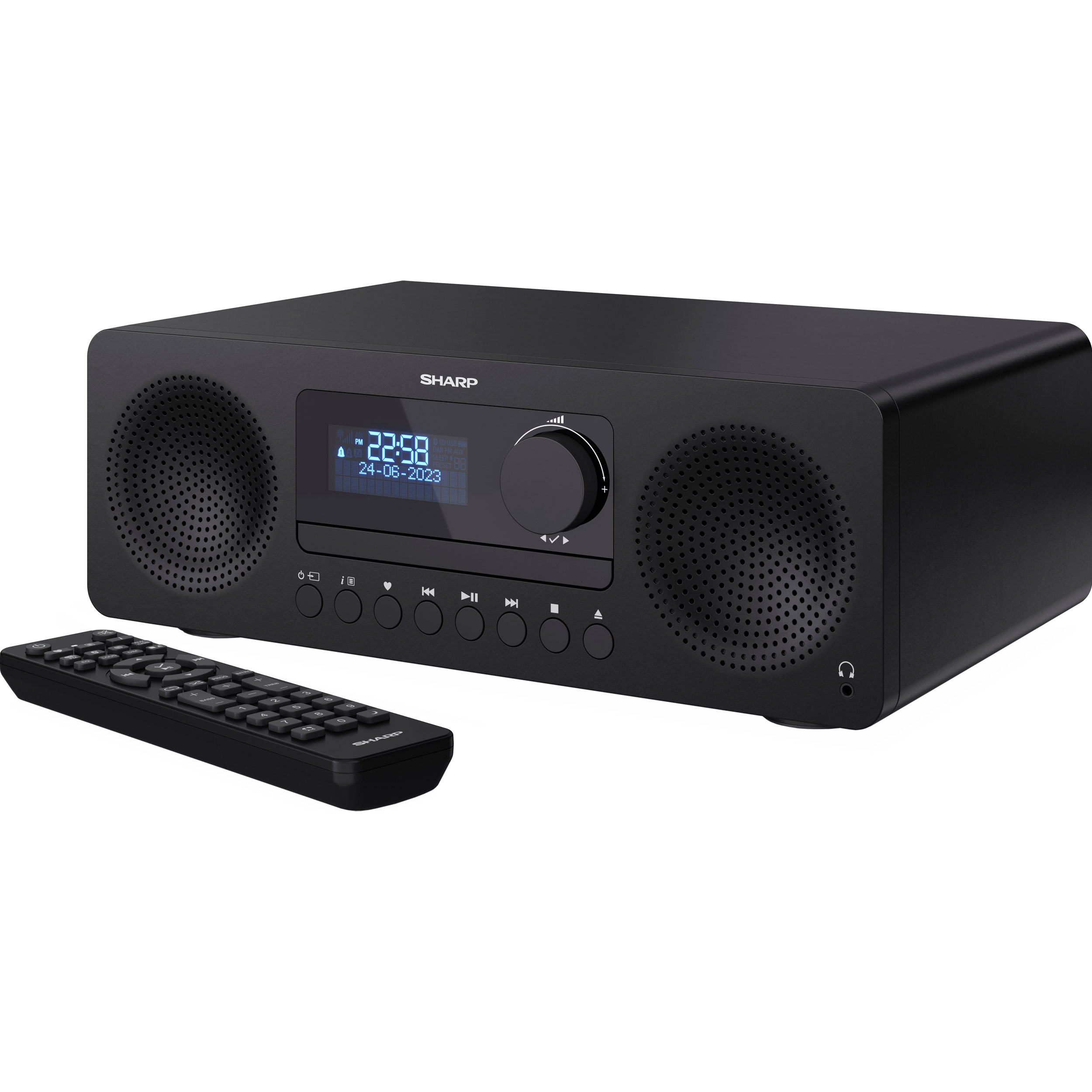 Музыкальный центр SHARP XL-B720D Tokyo DAB+ All-in-one Hi-Fi System Black