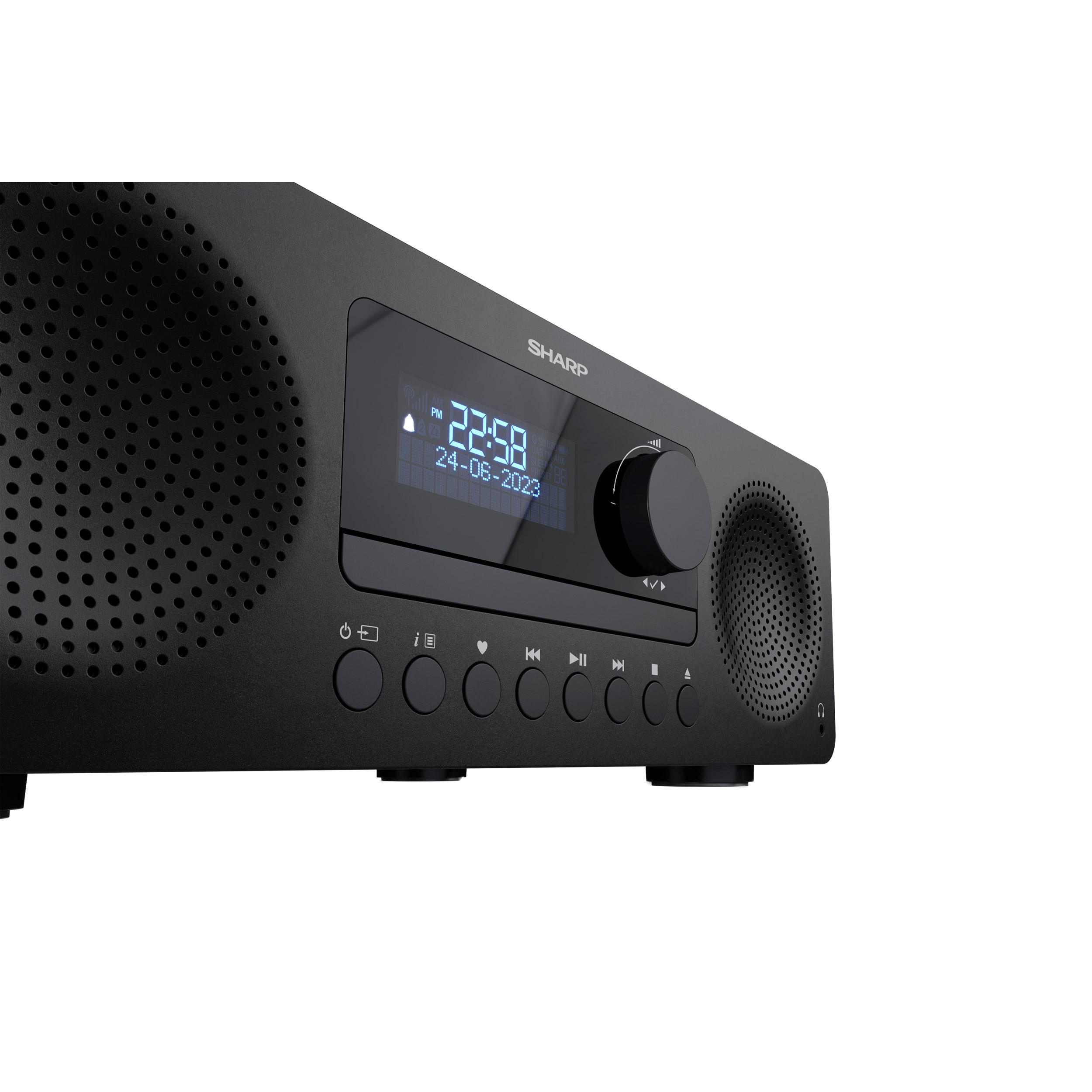 Музыкальный центр SHARP XL-B720D Tokyo DAB+ All-in-one Hi-Fi System Black
