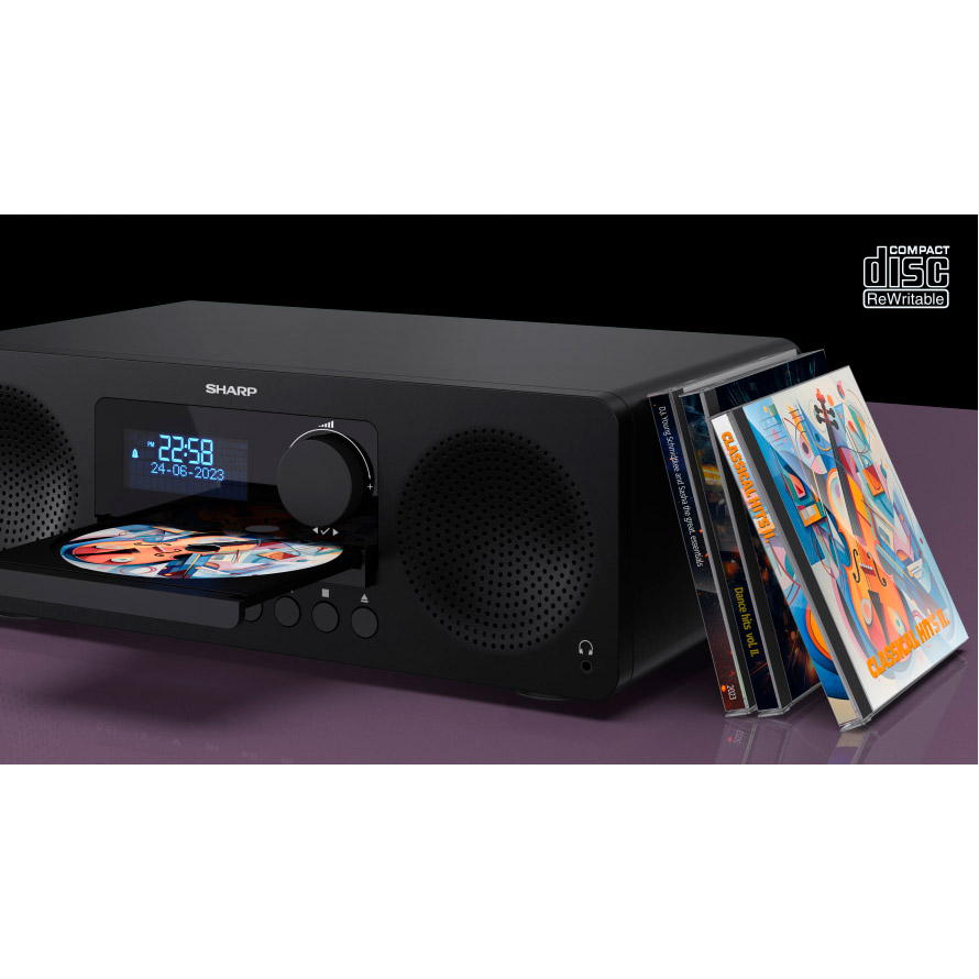 Музыкальный центр SHARP XL-B720D Tokyo DAB+ All-in-one Hi-Fi System Black